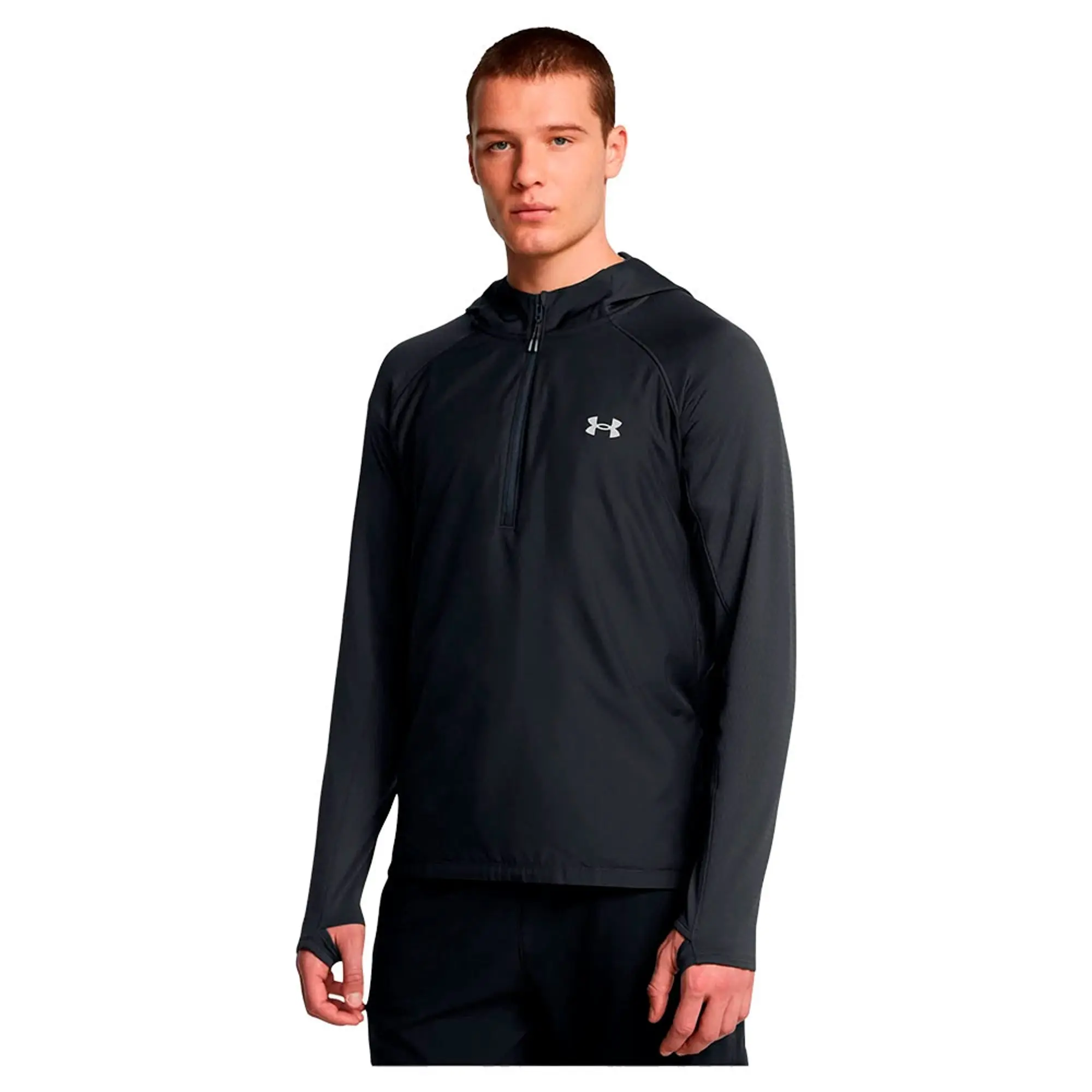 Men's  Under Armour  Launch Trail Hoodie Anthracite / Coyote / Reflective XXL