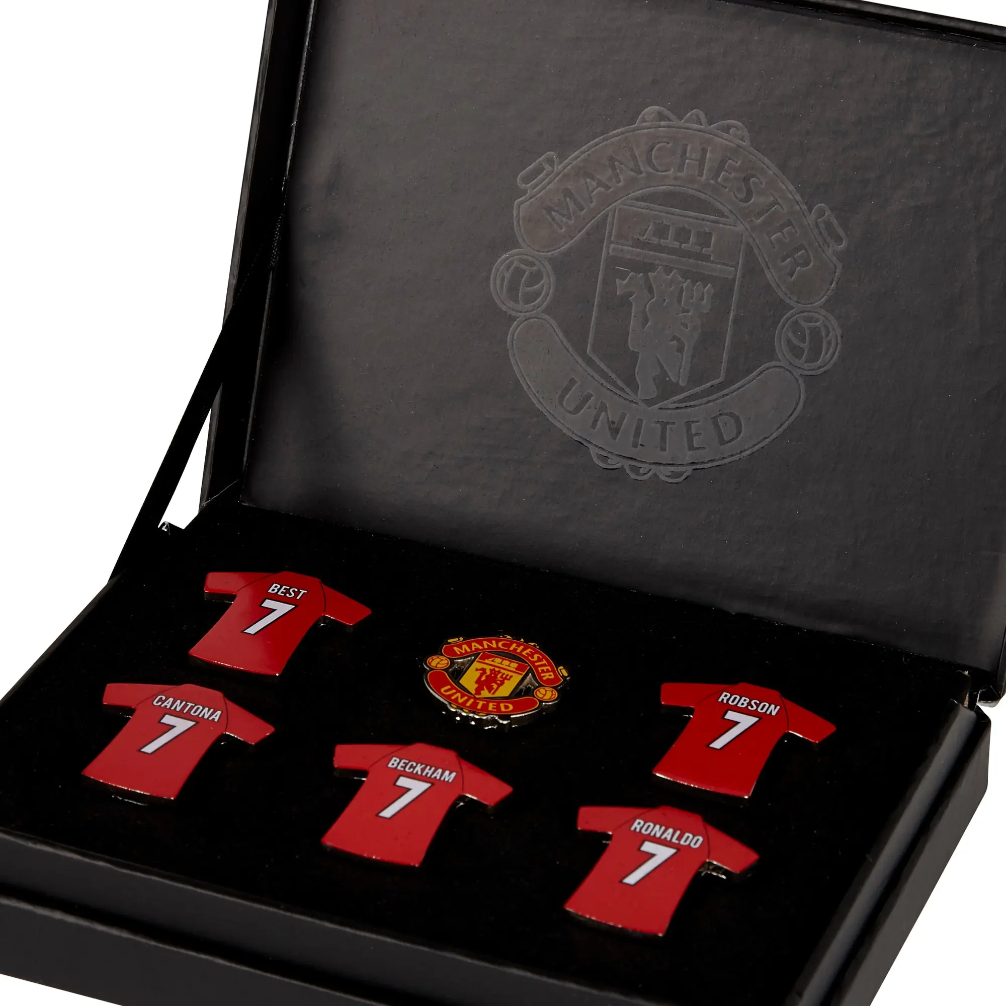 Manchester United Magnificent 7 Gift Badge Set