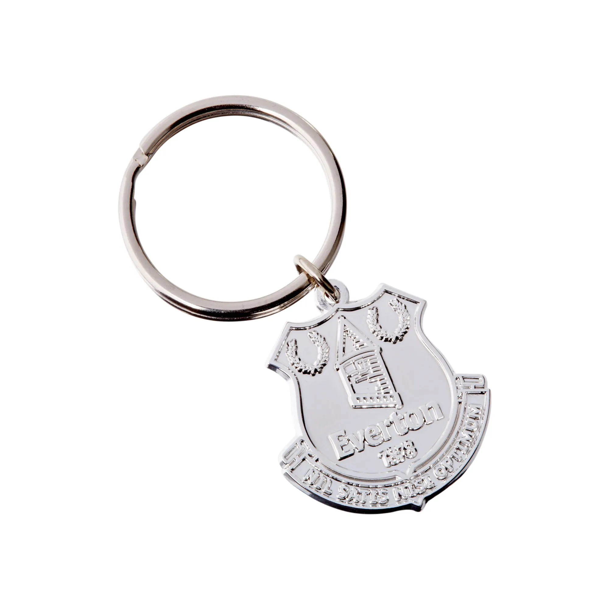 Everton Crest Keyring - Silver Plated