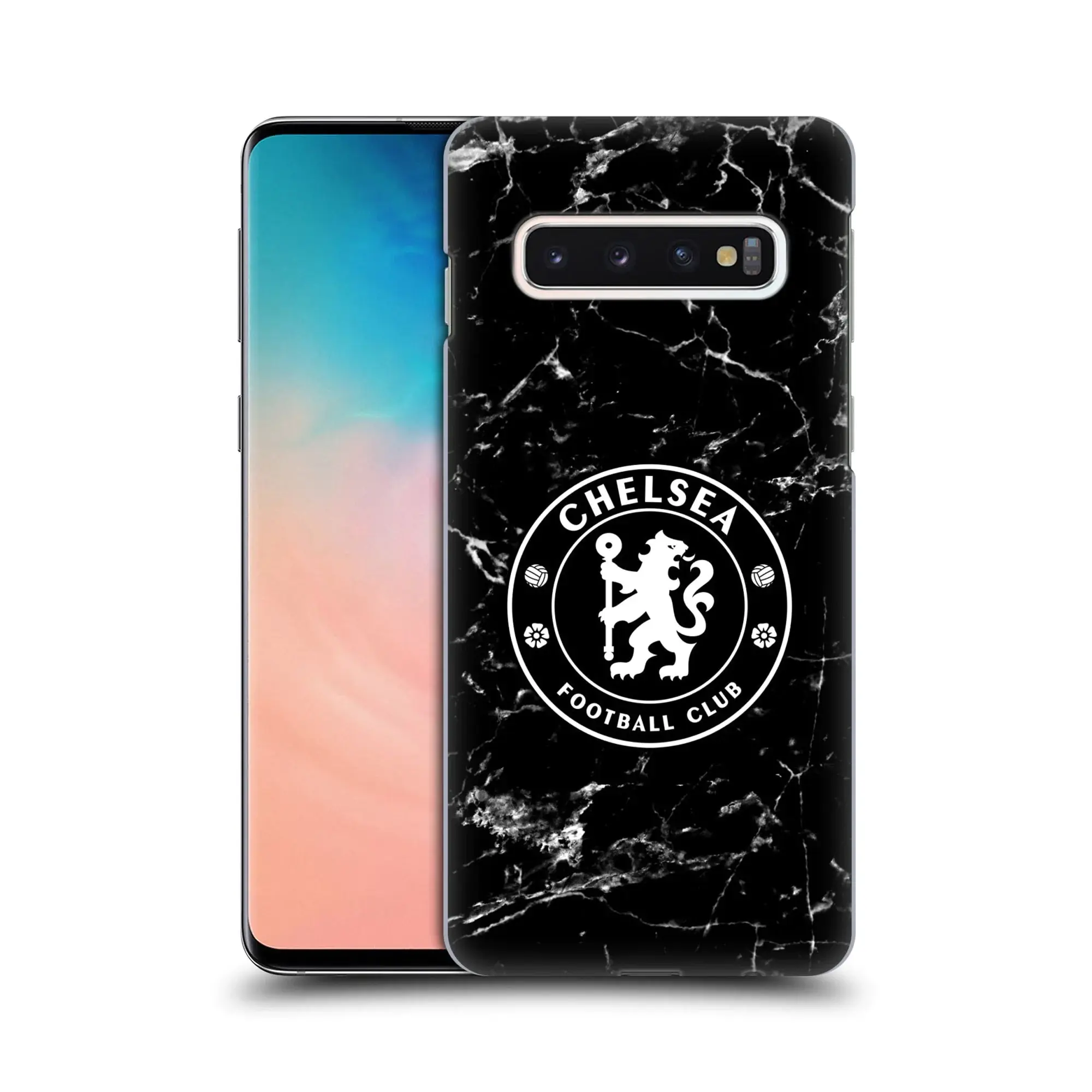 Chelsea Black Marble Hard-Shell Phone Case - Samsung
