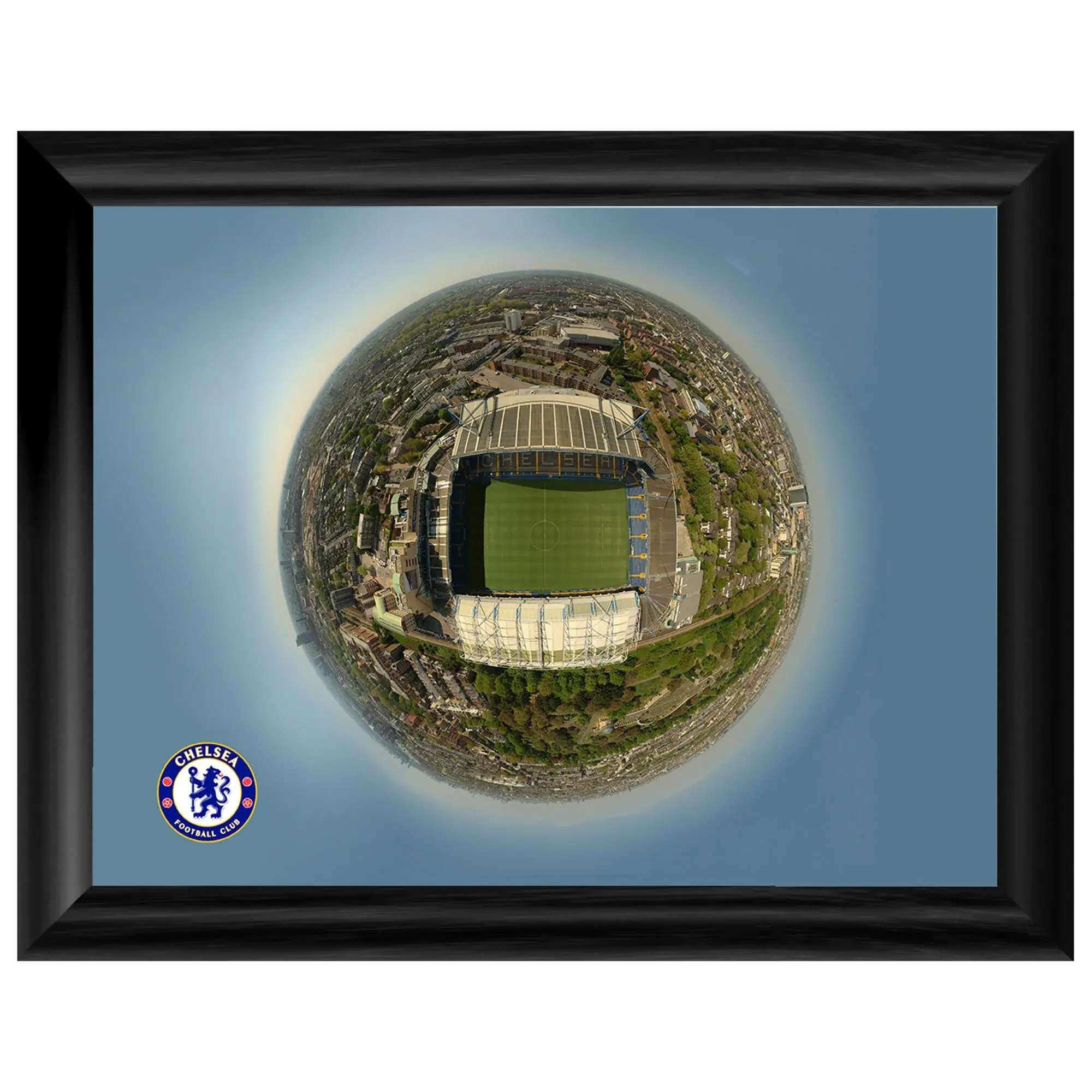 Chelsea Aerial Stadium Print – Framed – 12 x 16 Inch