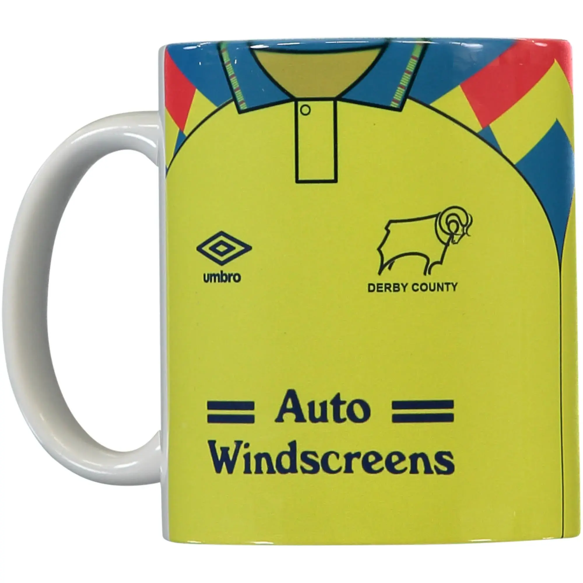 Storm International Derby County 1992-93 Away Retro Shirt Mug - 11oz