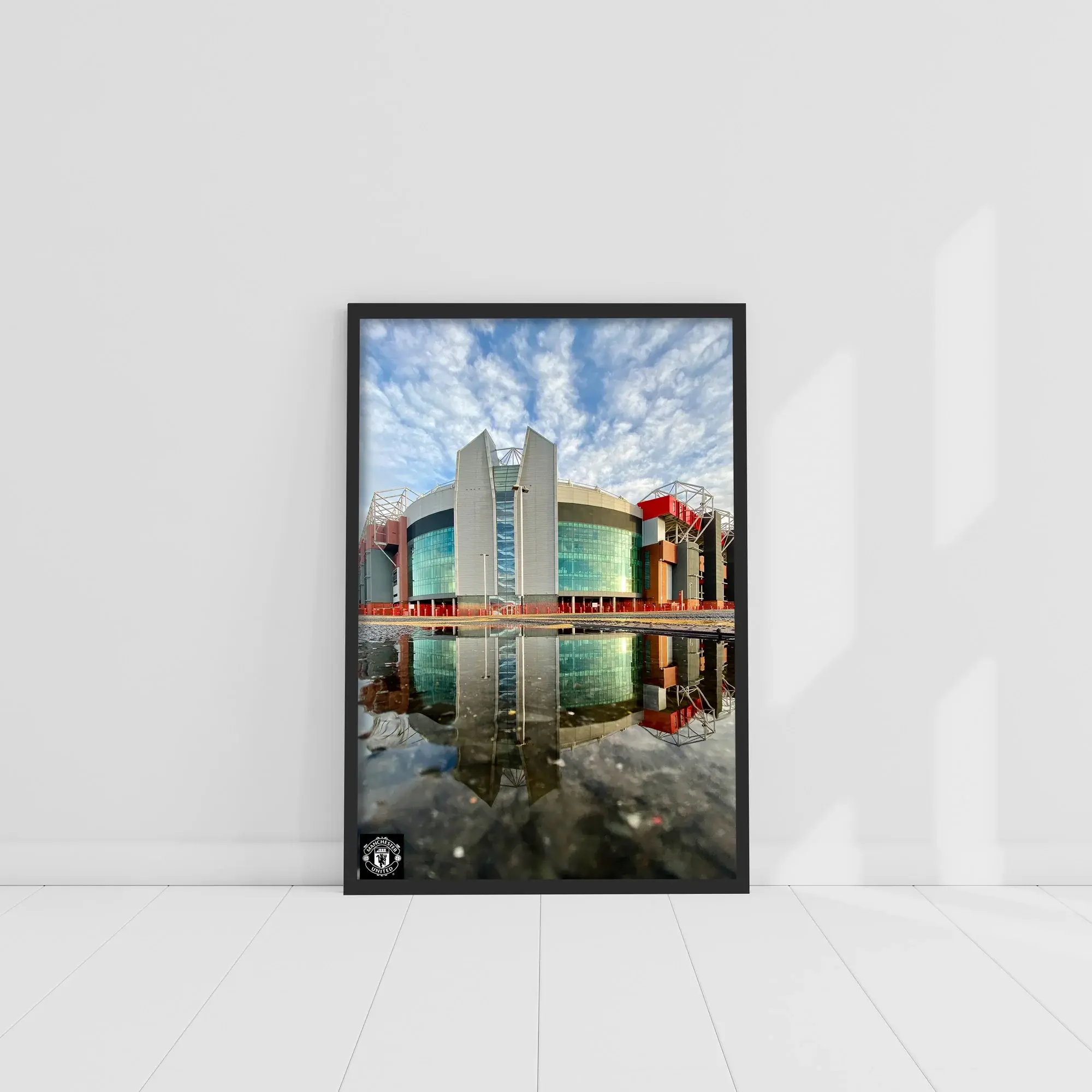 Manchester United Old Trafford Reflection Framed Print - A3