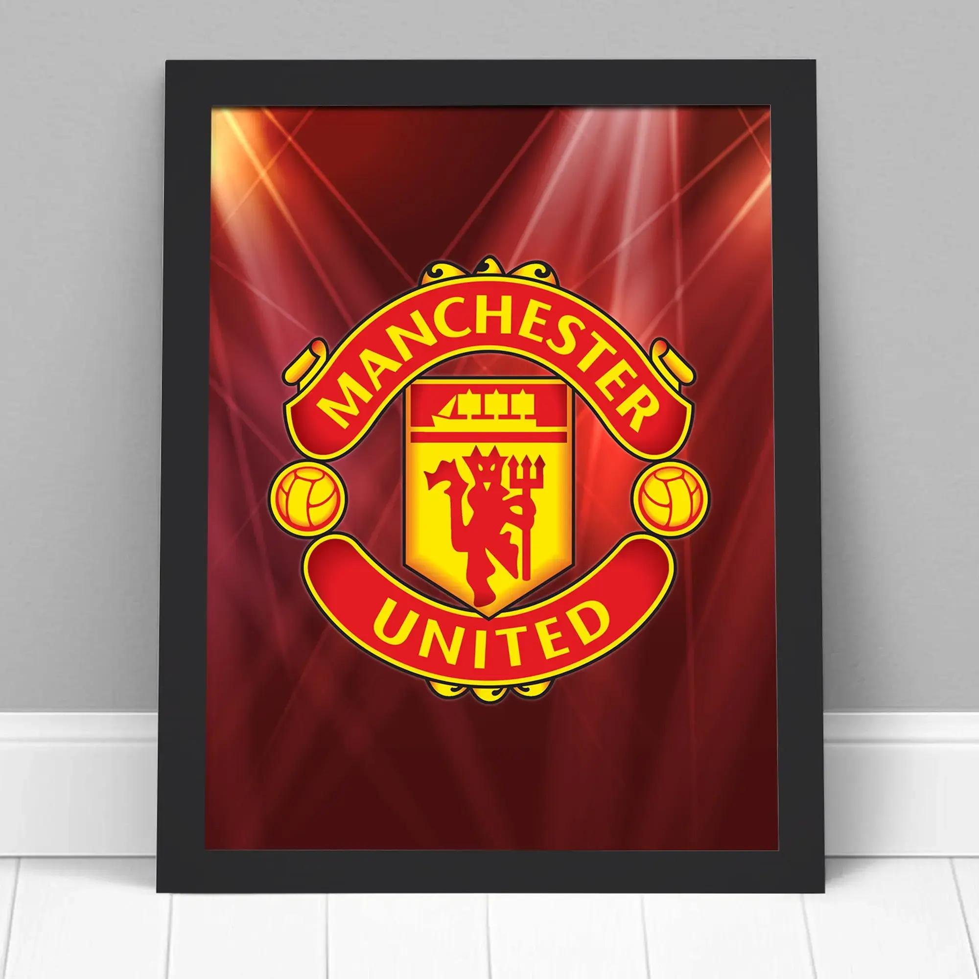 Manchester United Crest Framed Print - A2