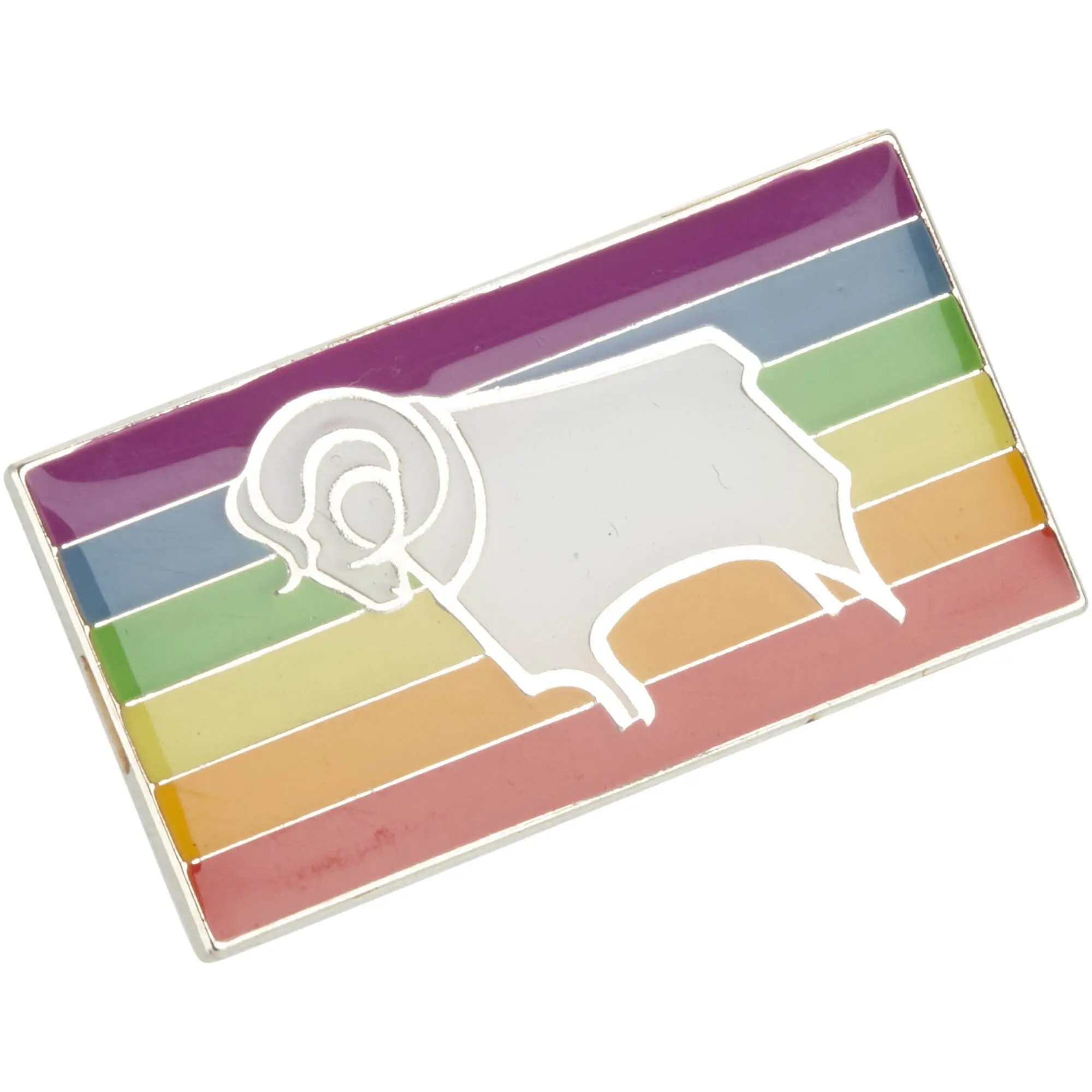 Derby County Pride Pin Badge