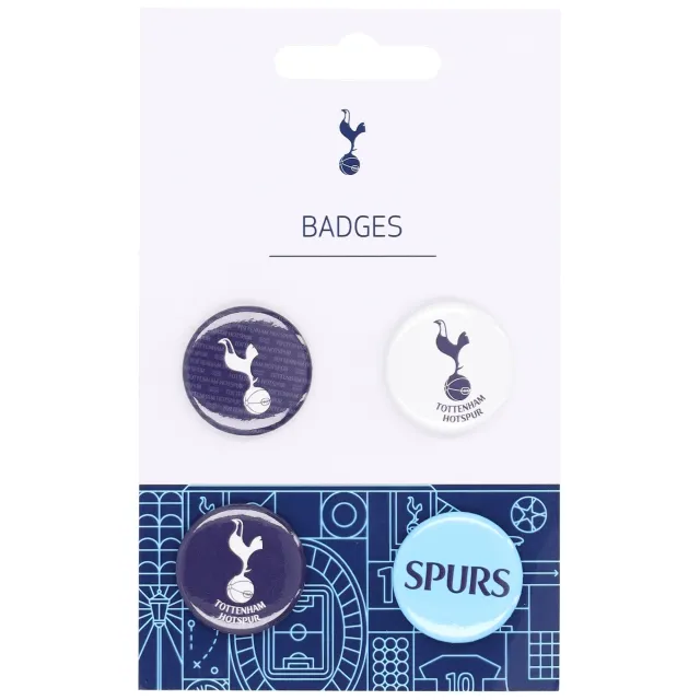 Tottenham Hotspur 25mm Button Badge Set - 4 Pack | 13385678 | FOOTY.COM