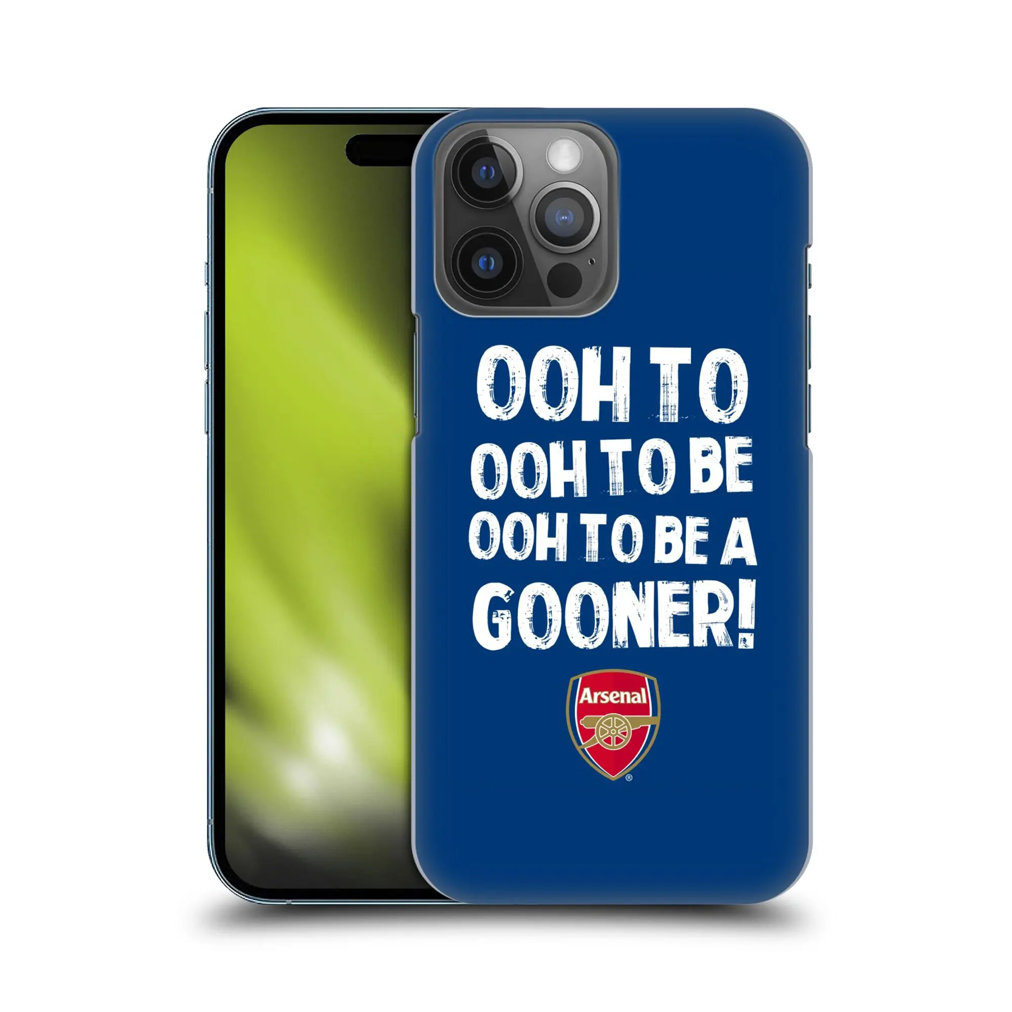 Arsenal Oooh To Be Gooners Hard Back Phone Case - Blue - iPhone
