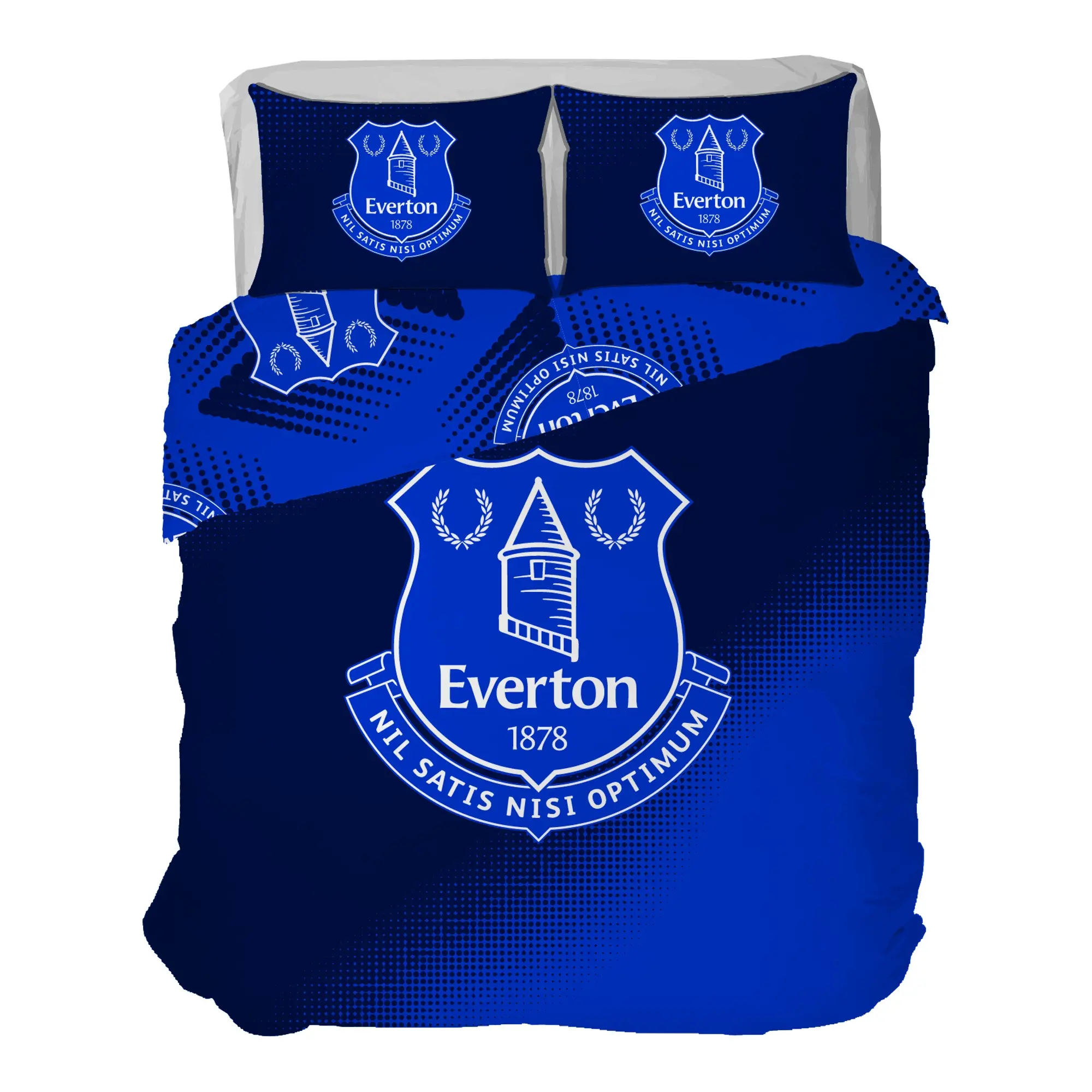 Everton Poly Cotton Rotary Duvet - Double - 200cm x 200cm