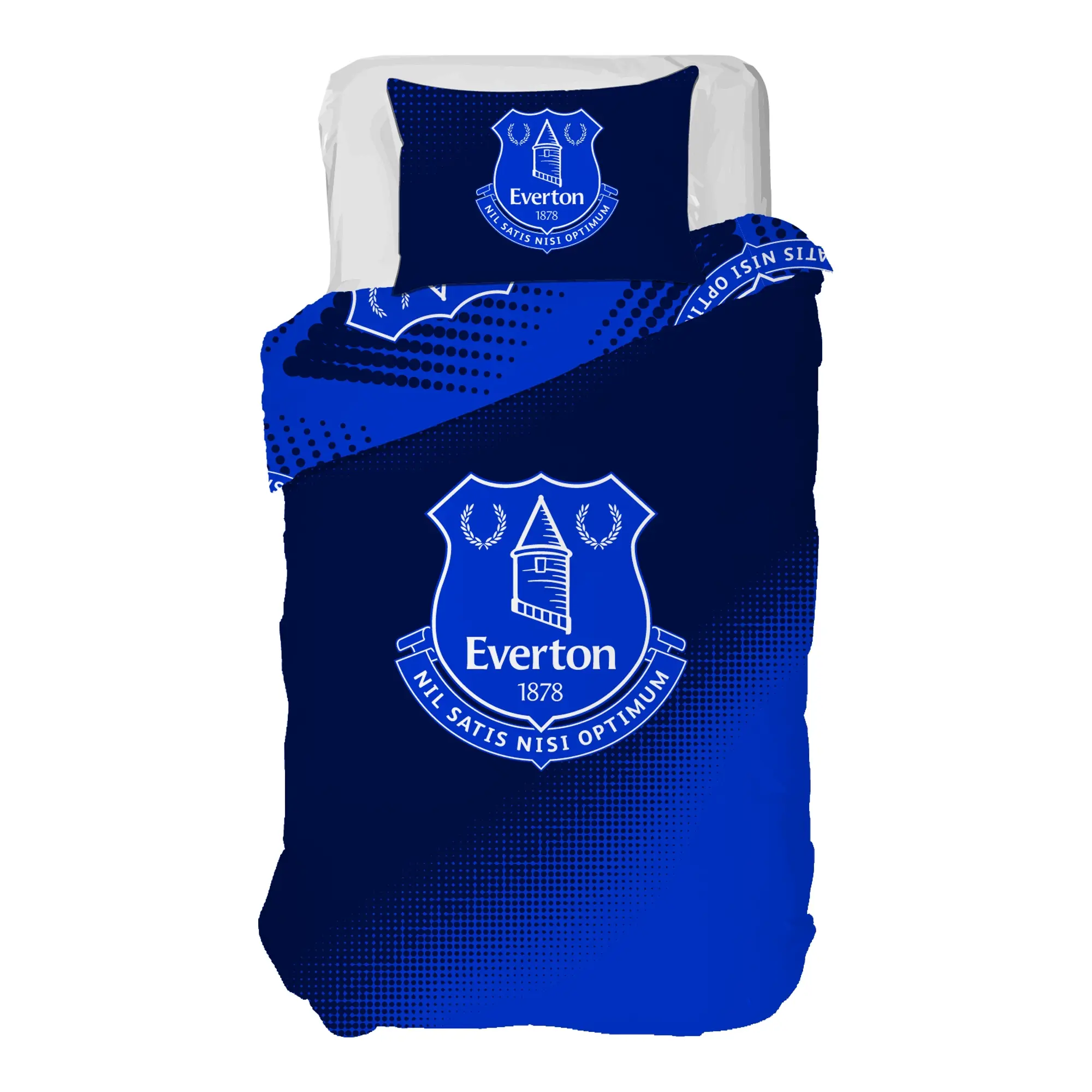 Everton Poly Cotton Rotary Duvet - Single - 200cm x 135cm