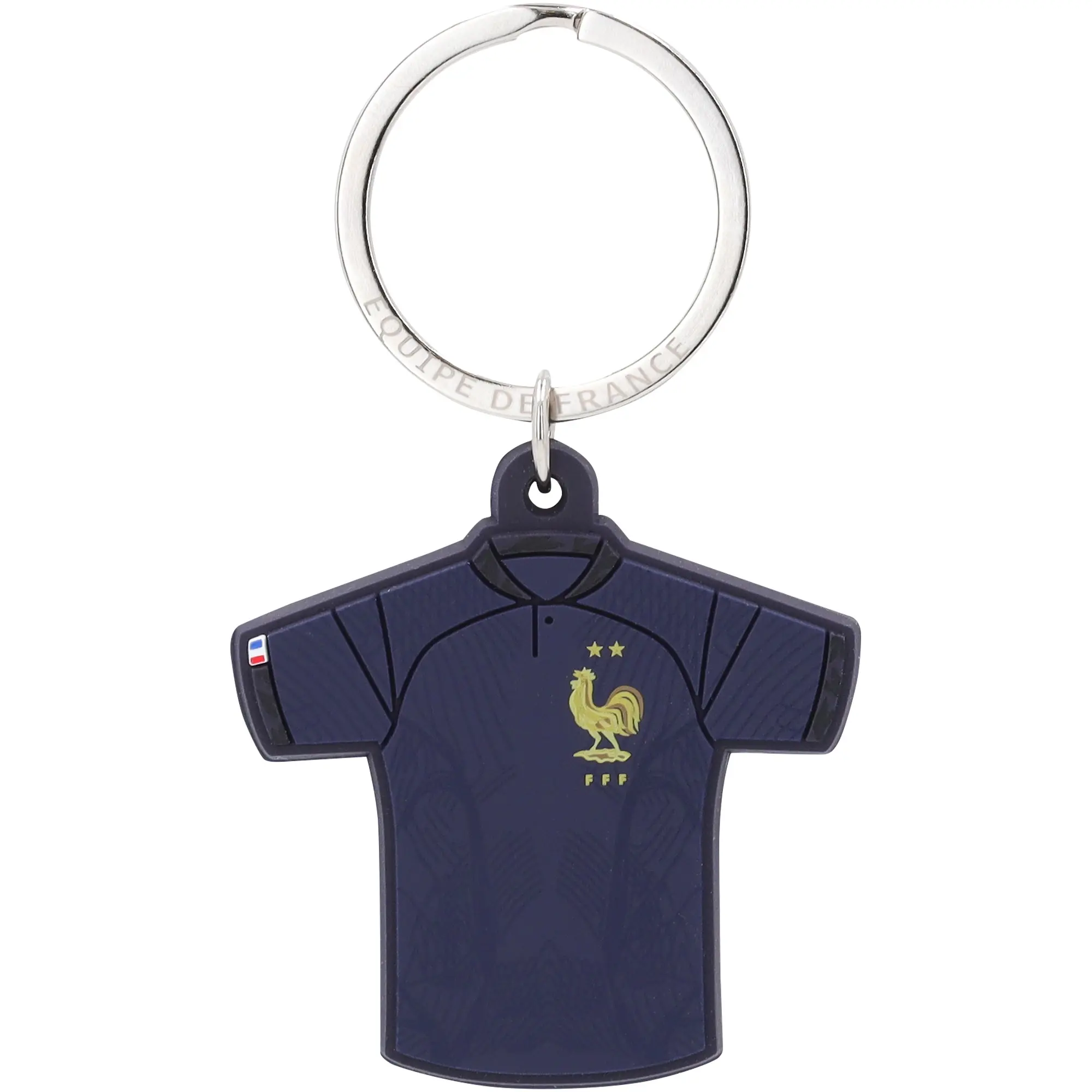 No Brand France PVC Keyring - Number 7
