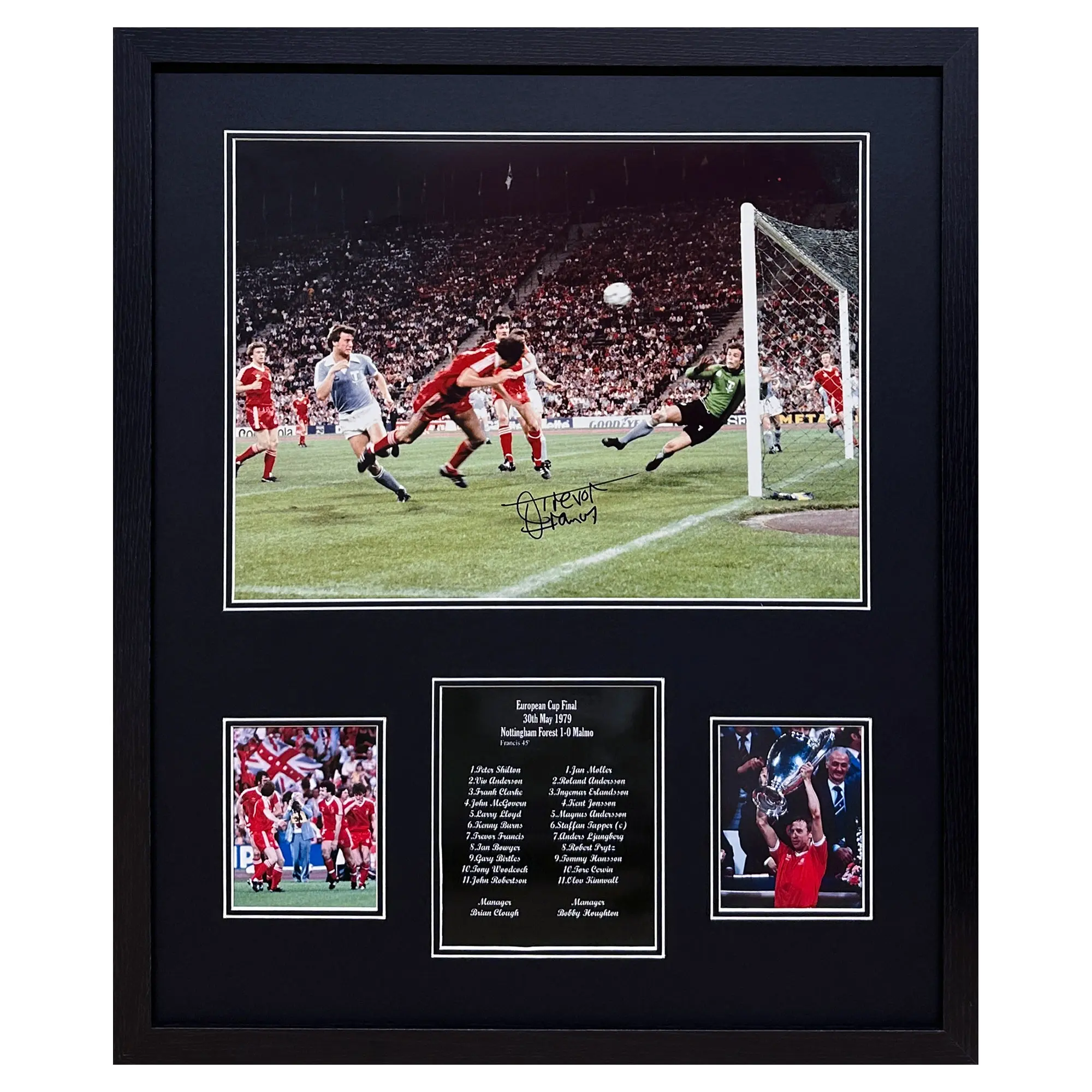 Nottingham Forest Trevor Francis Signed 1979 European Cup Final Photo