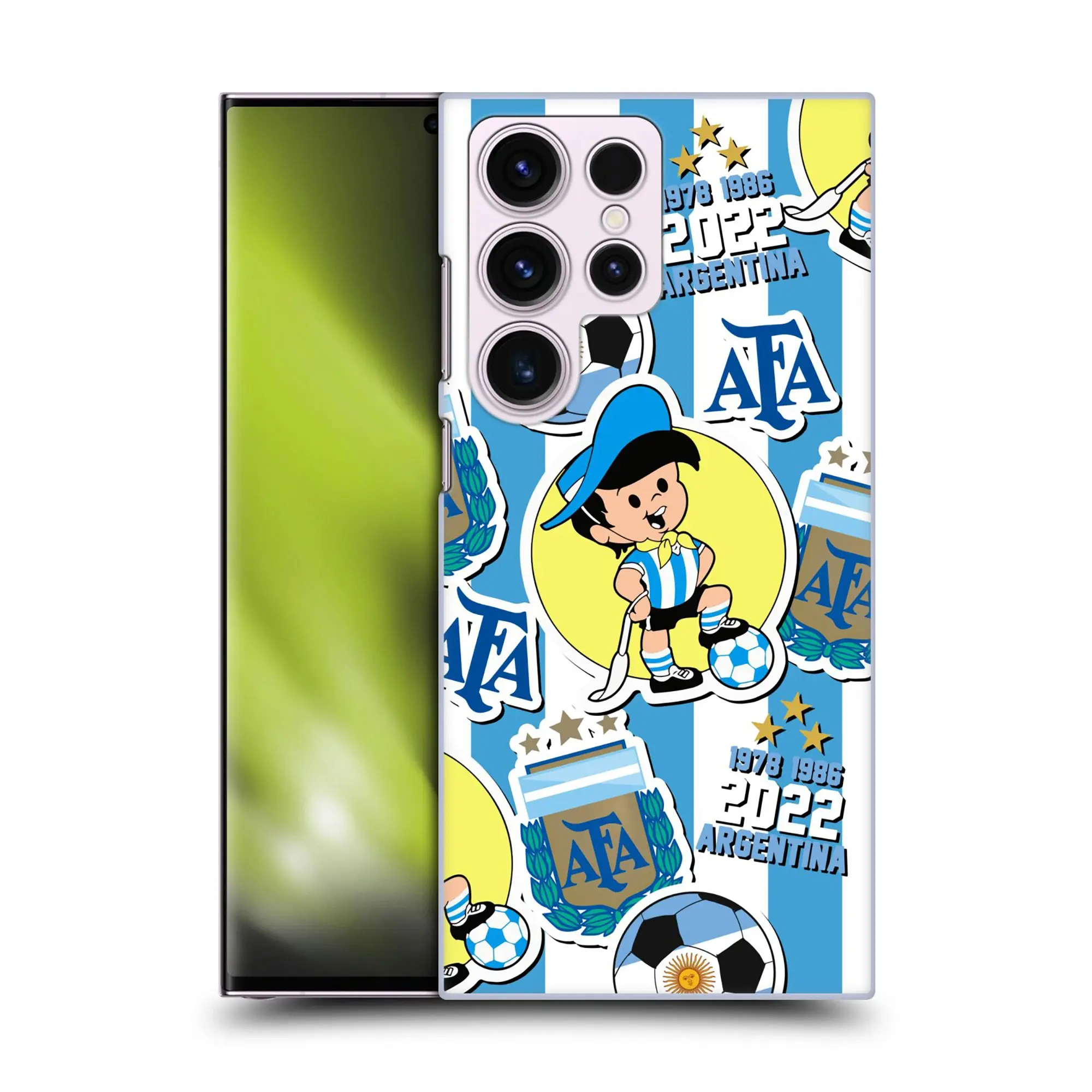 Ecell Argentina Sticker Collage Hard-Shell Phone Case - Samsung