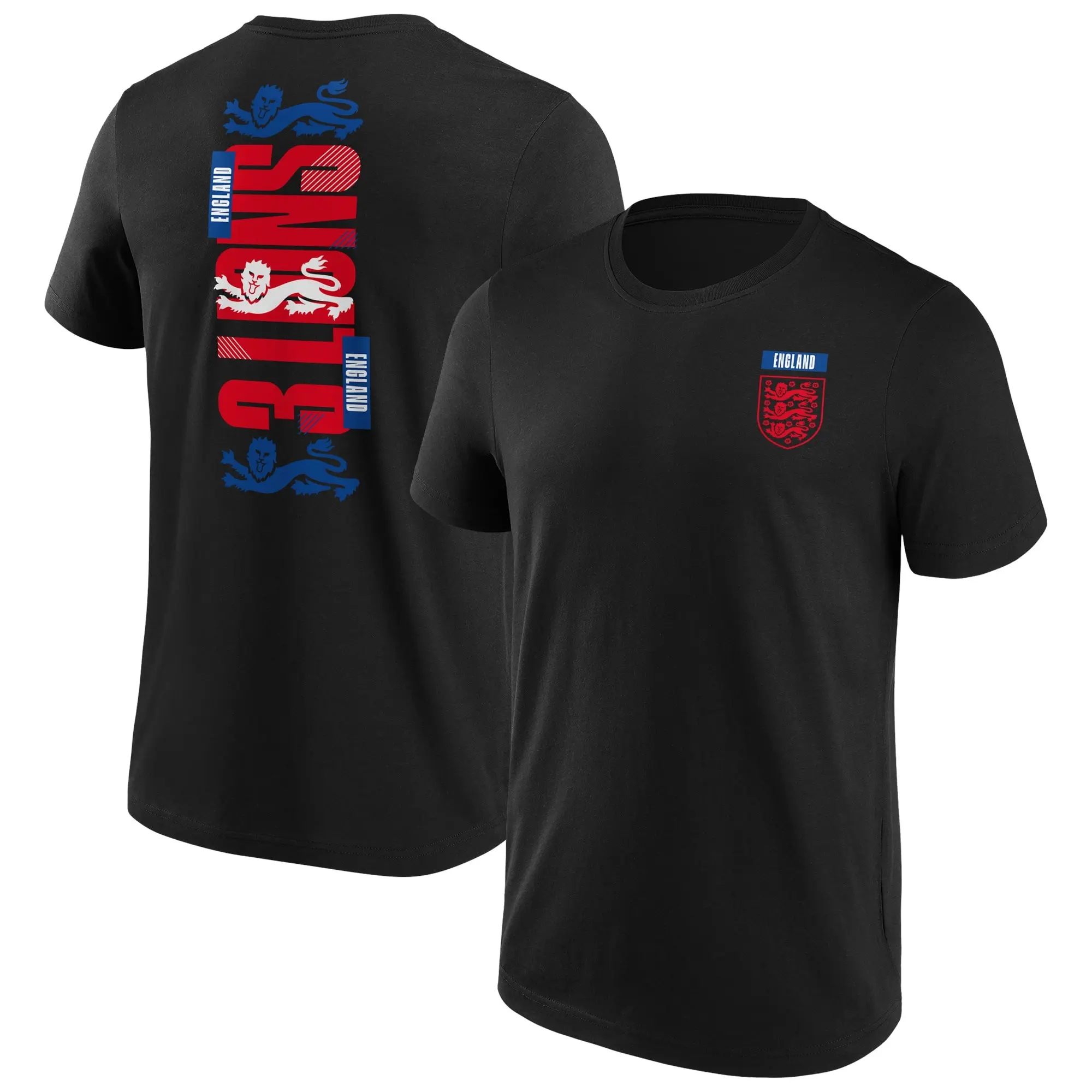 Fanatics Unlabeled England Hometown Graphic T-Shirt - Black - Mens