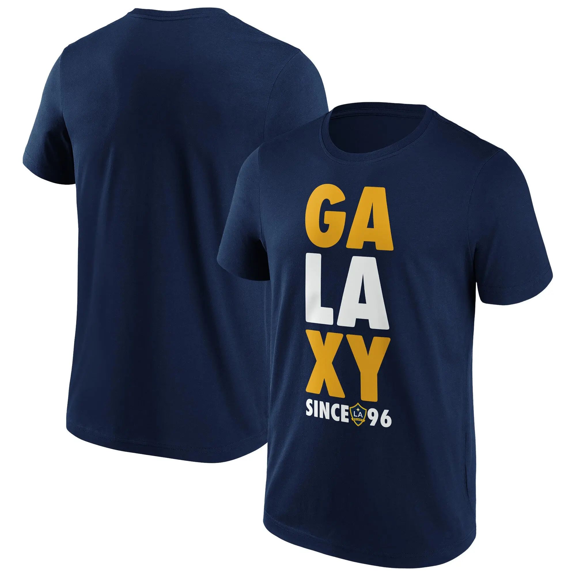 Fanatics MTO Label LA Galaxy Statement Graphic T-Shirt - Navy - Mens