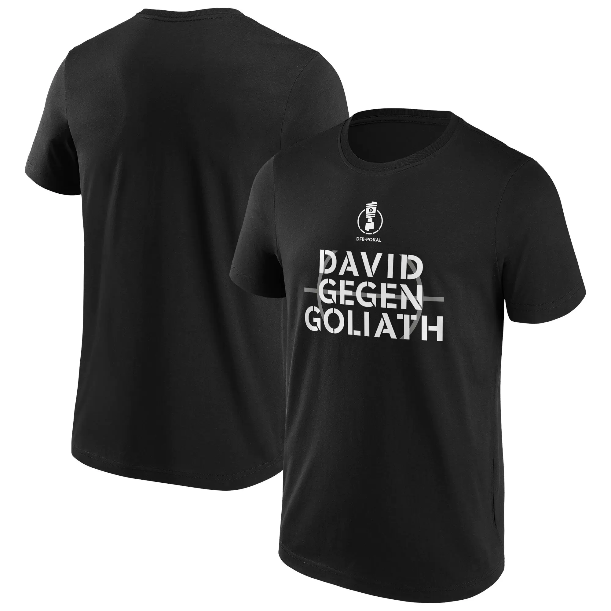 Fanatics Unlabeled DFB-Pokal David Gegen Goliath Graphic T-Shirt - Black - Mens