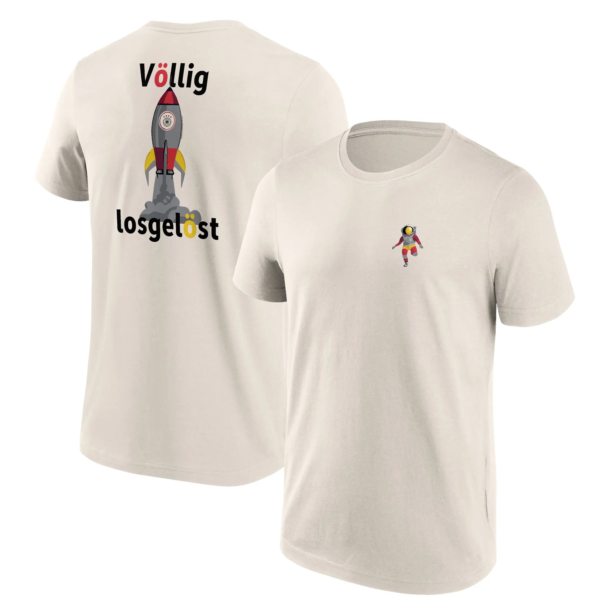 Fanatics Unlabeled DFB Major Tom Graphic T-Shirt - Off White - Mens