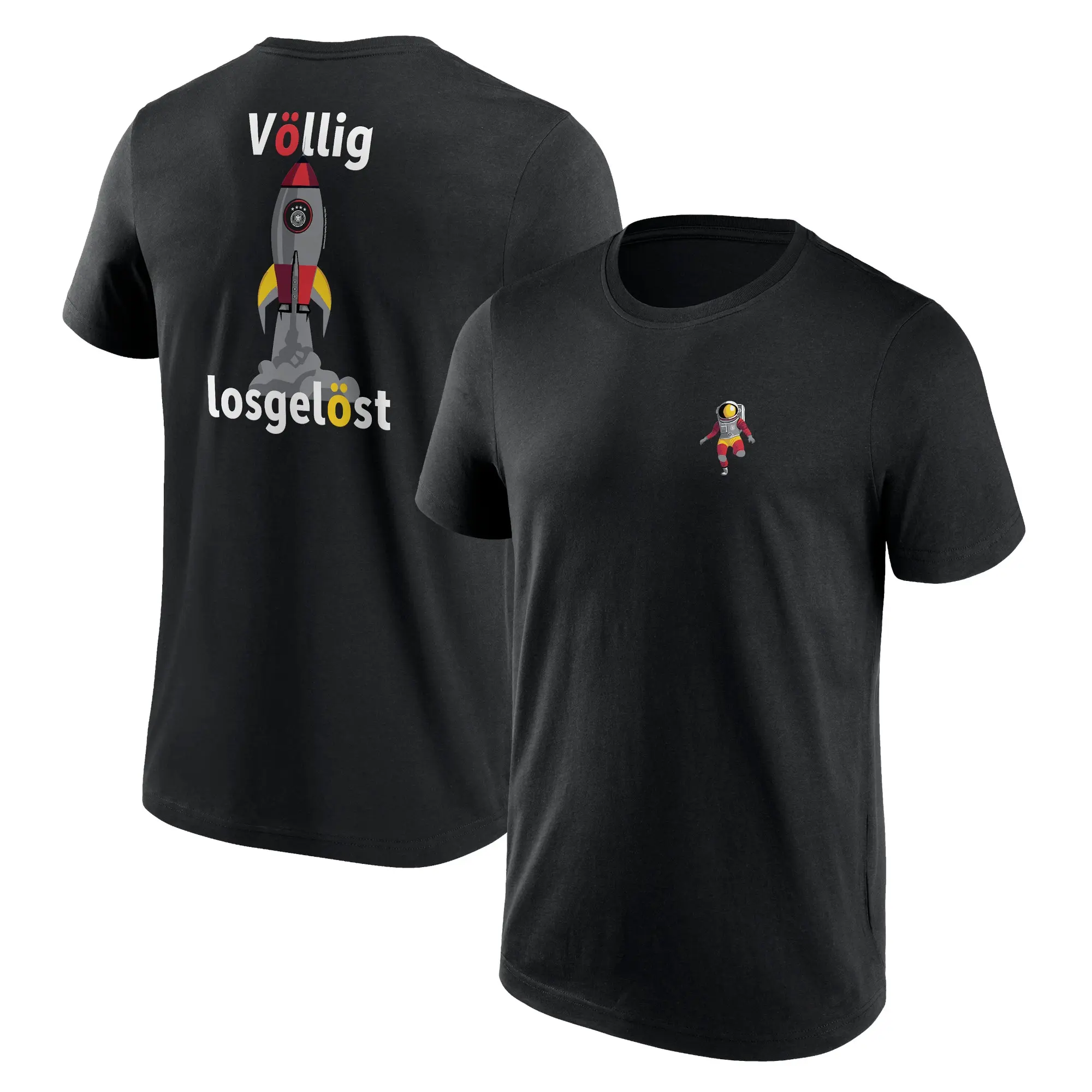 Fanatics Unlabeled DFB Major Tom Graphic T-Shirt - Black - Mens
