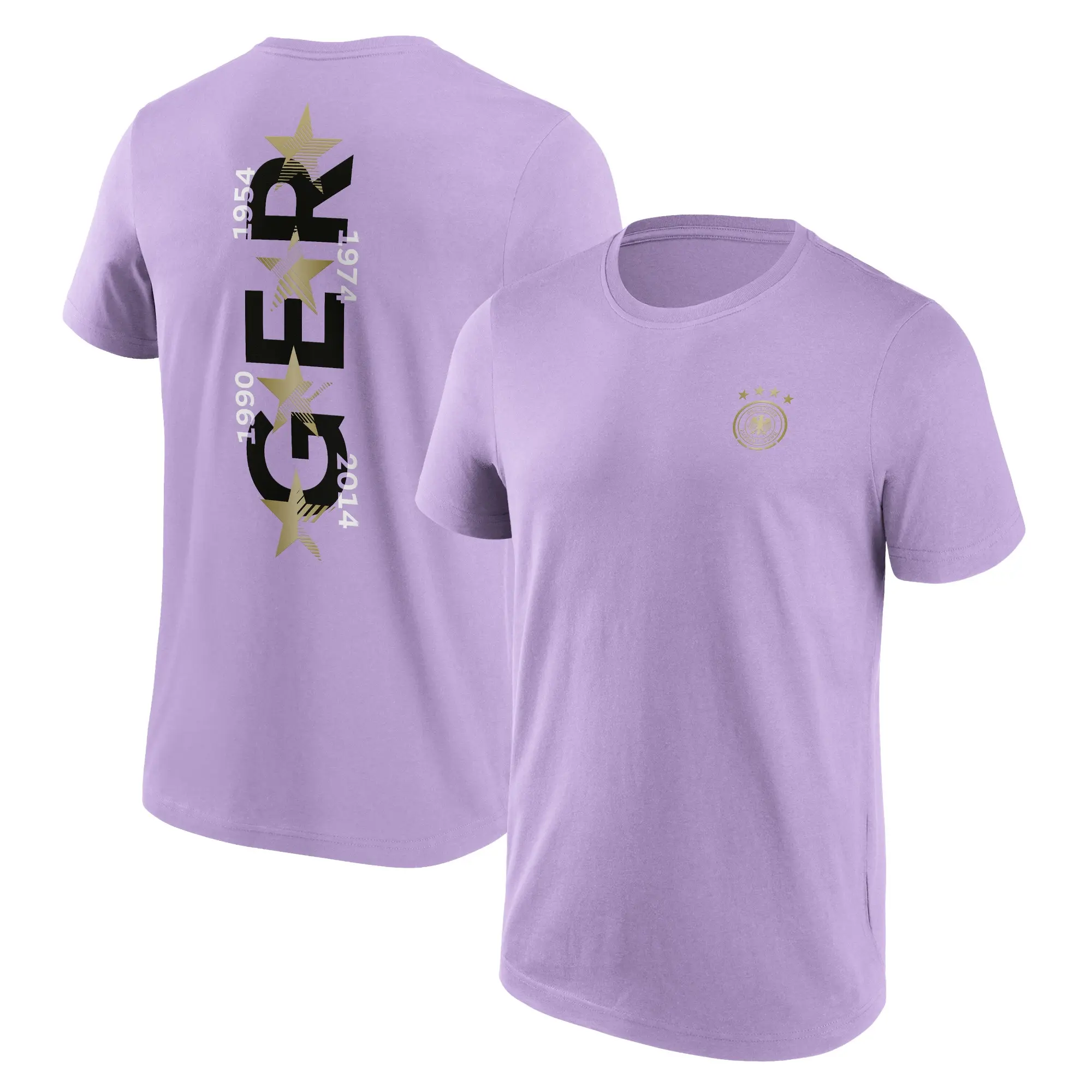Fanatics Unlabeled DFB Hometown F&B Short Sleeve Graphic T-Shirt - Purple Rose - Mens