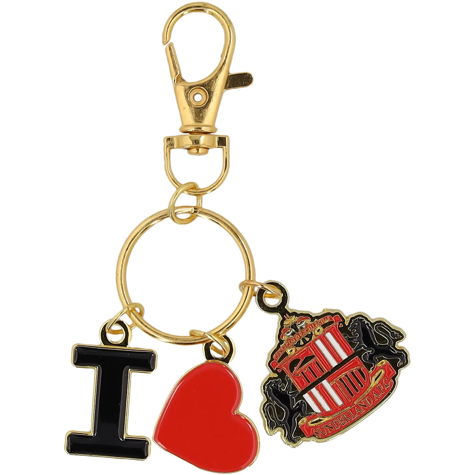 Fanatics Sunderland I Love Charm Keyring