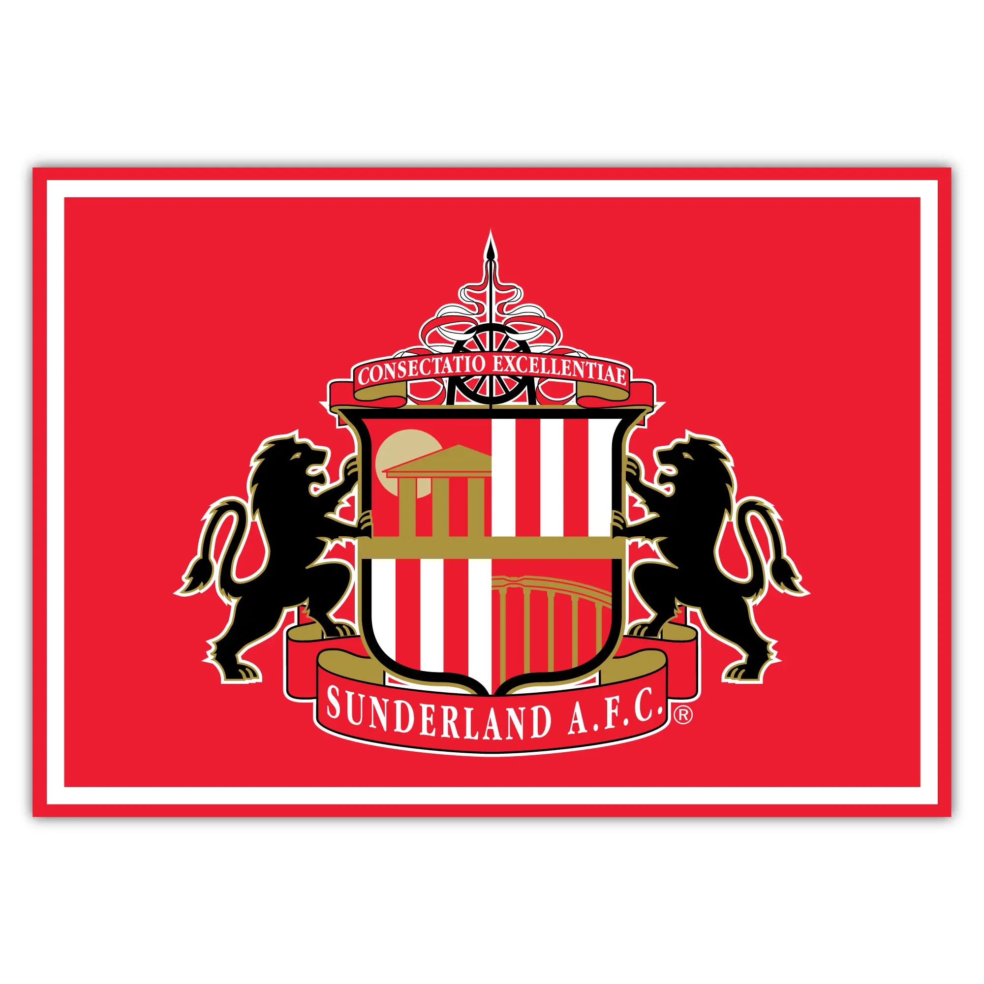 Fanatics Unlabeled Sunderland Crest Print - Unframed A2