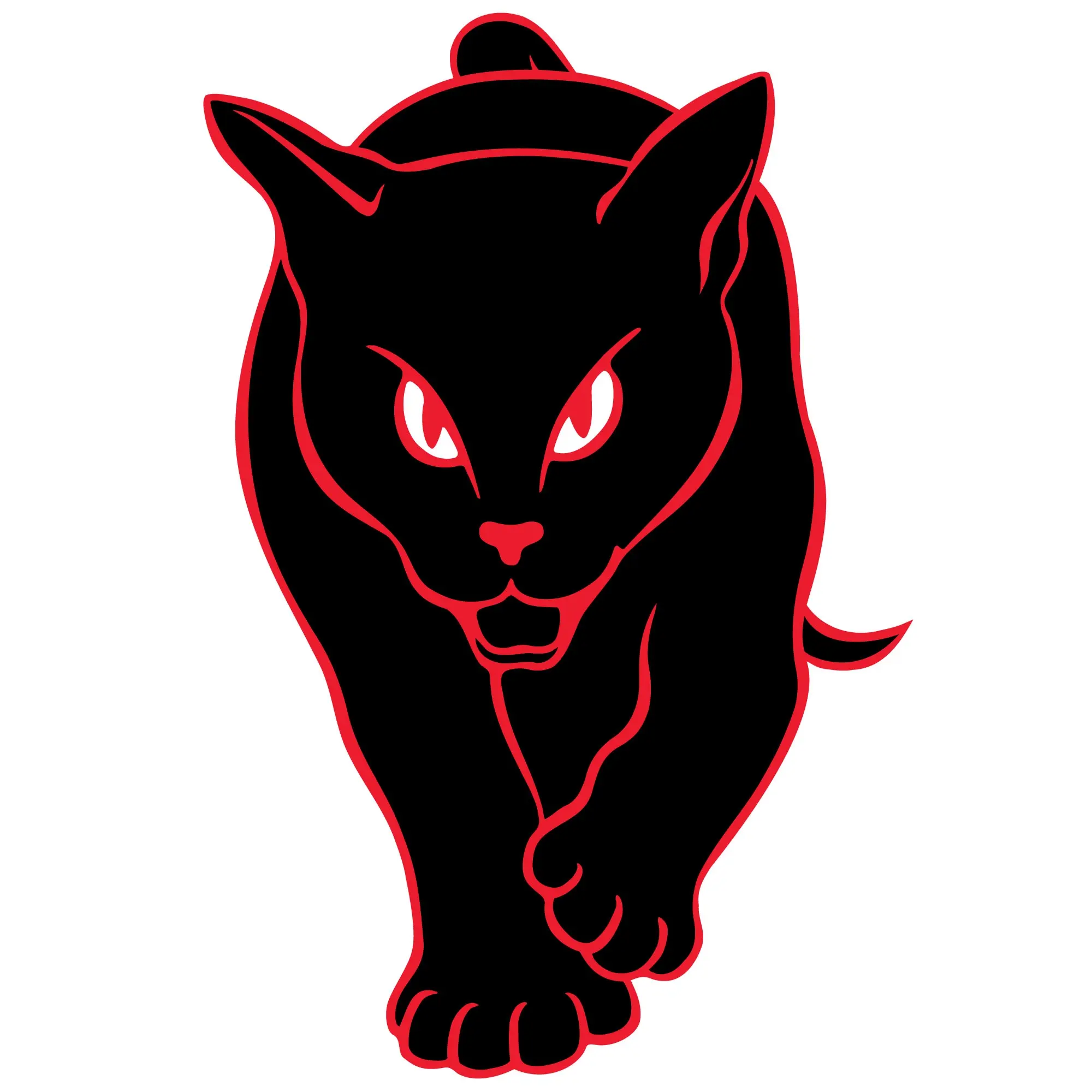 Fanatics Unlabeled Sunderland Black Cat Spot Wall Sticker - 90cm height x 60cm width