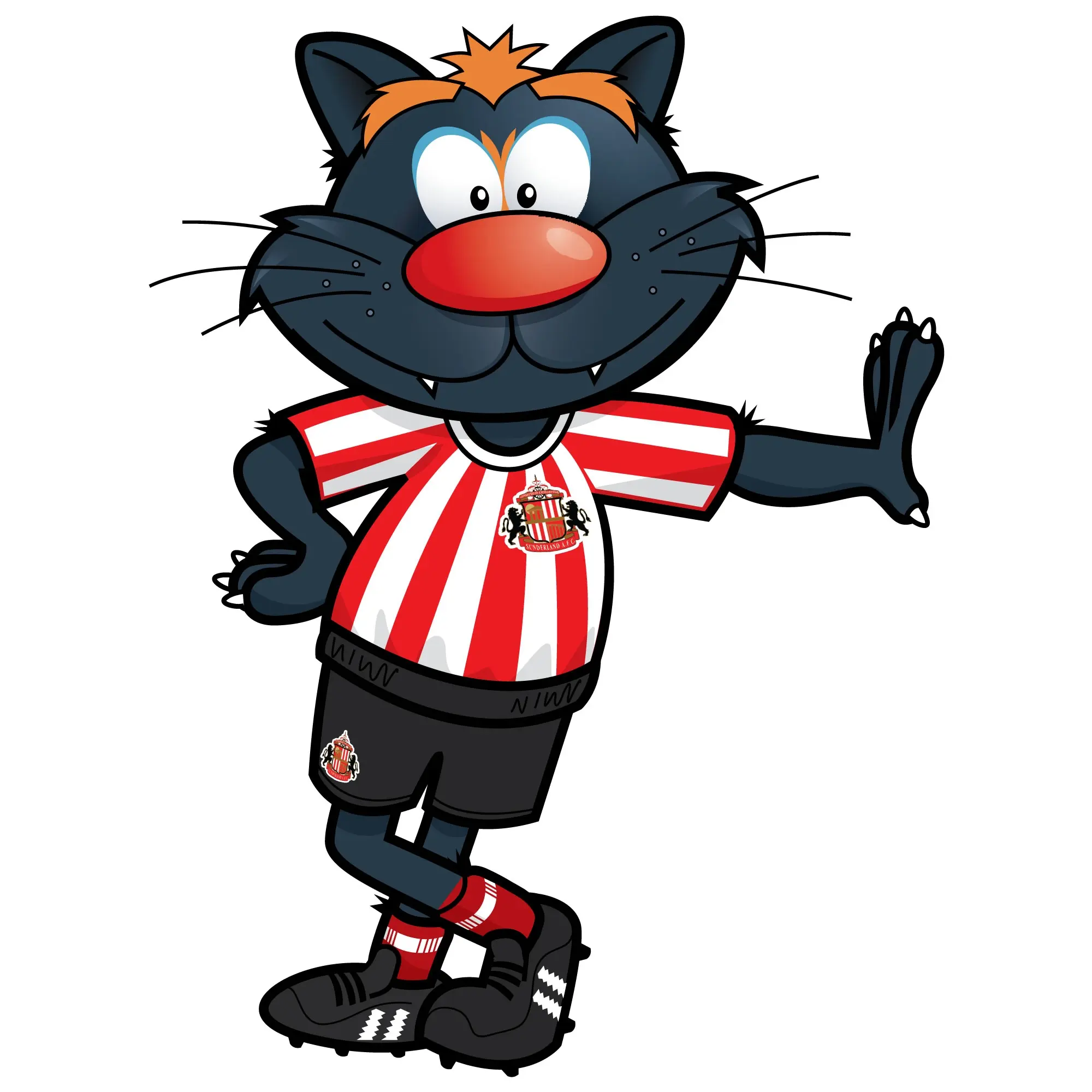 Fanatics Unlabeled Sunderland Samson Wall Sticker - 90cm height x 65cm width