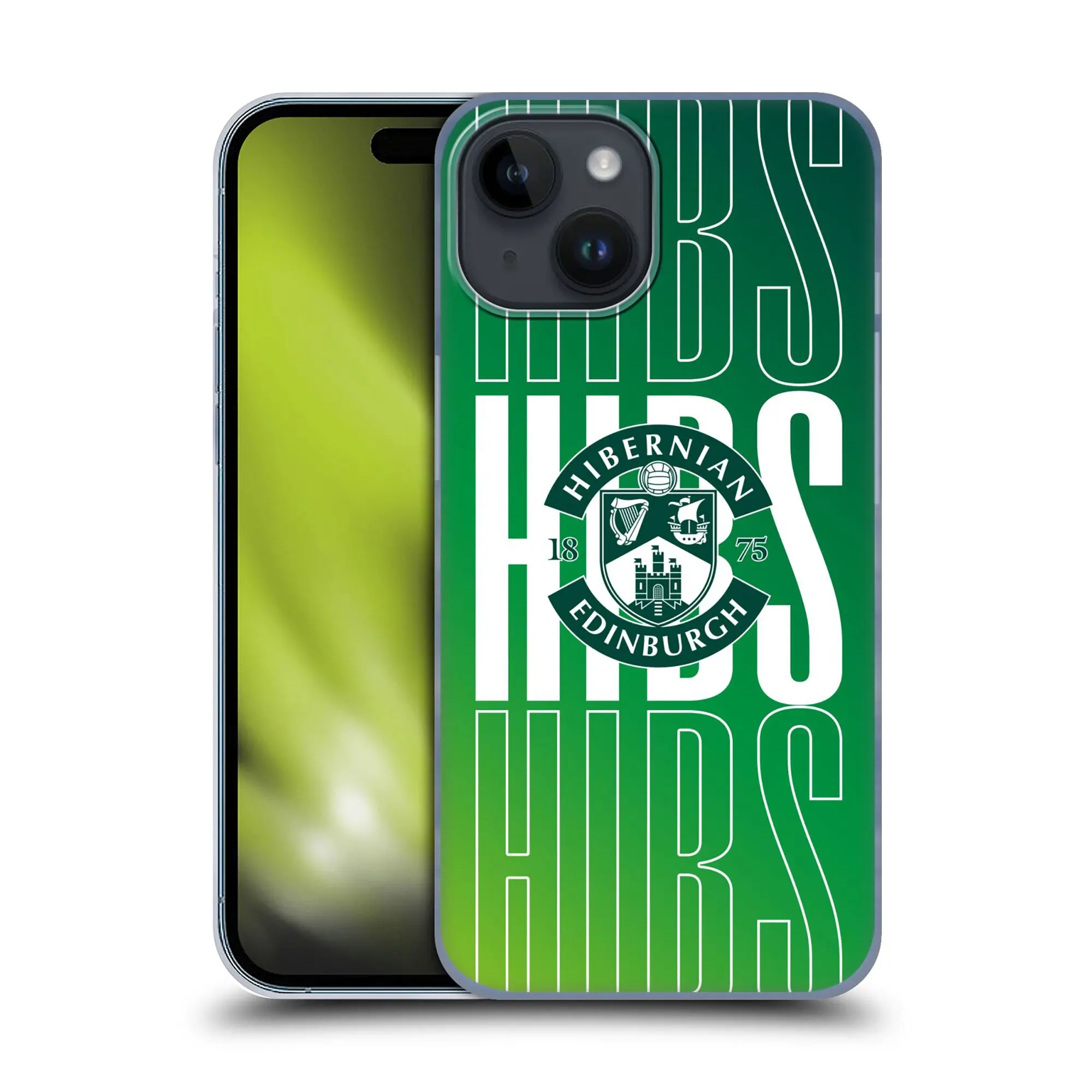 Fanatics Unlabeled Hibernian Hibs Text Phone Case - iPhone