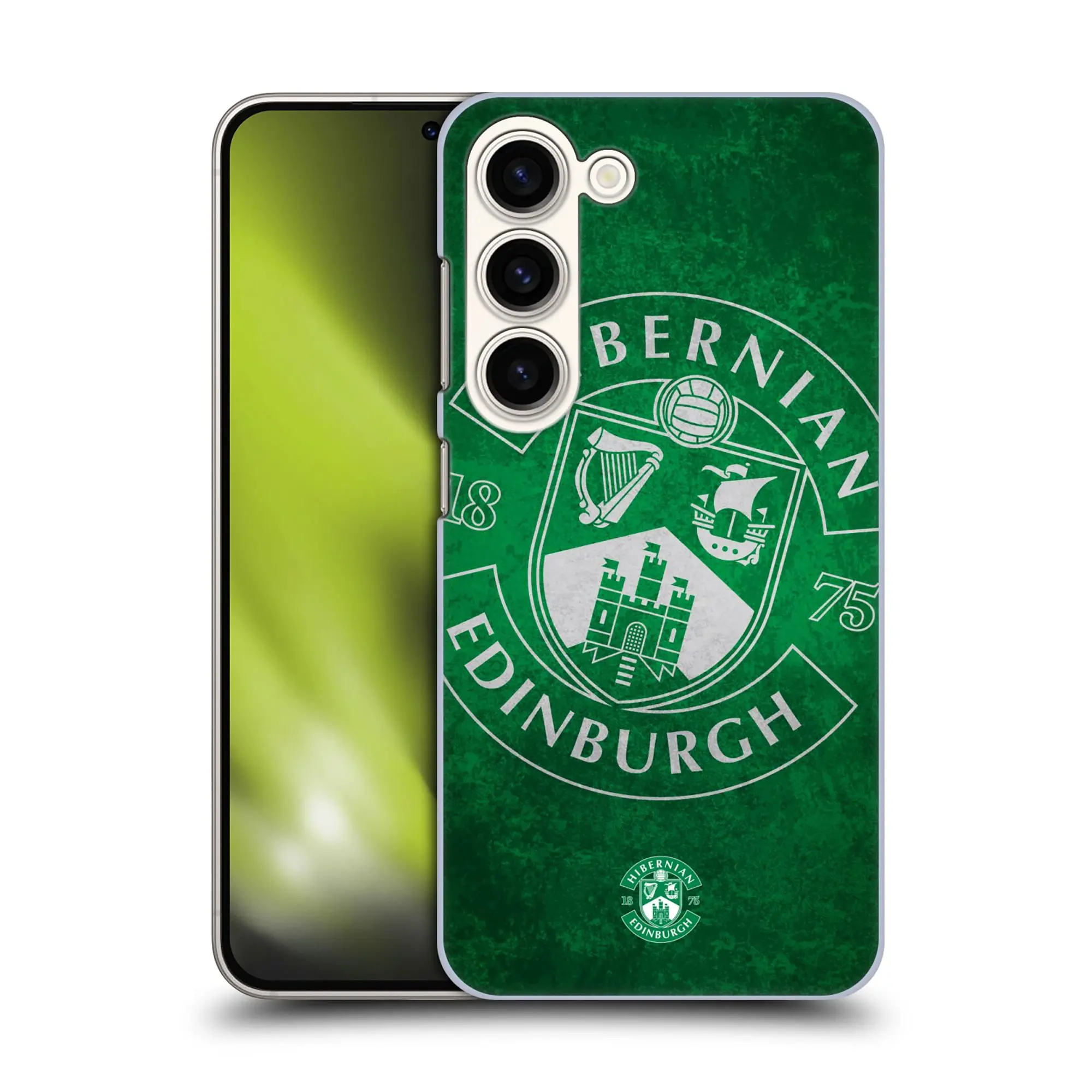 Fanatics Unlabeled Hibernian Distressed Oversized Crest Phone Case - Samsung