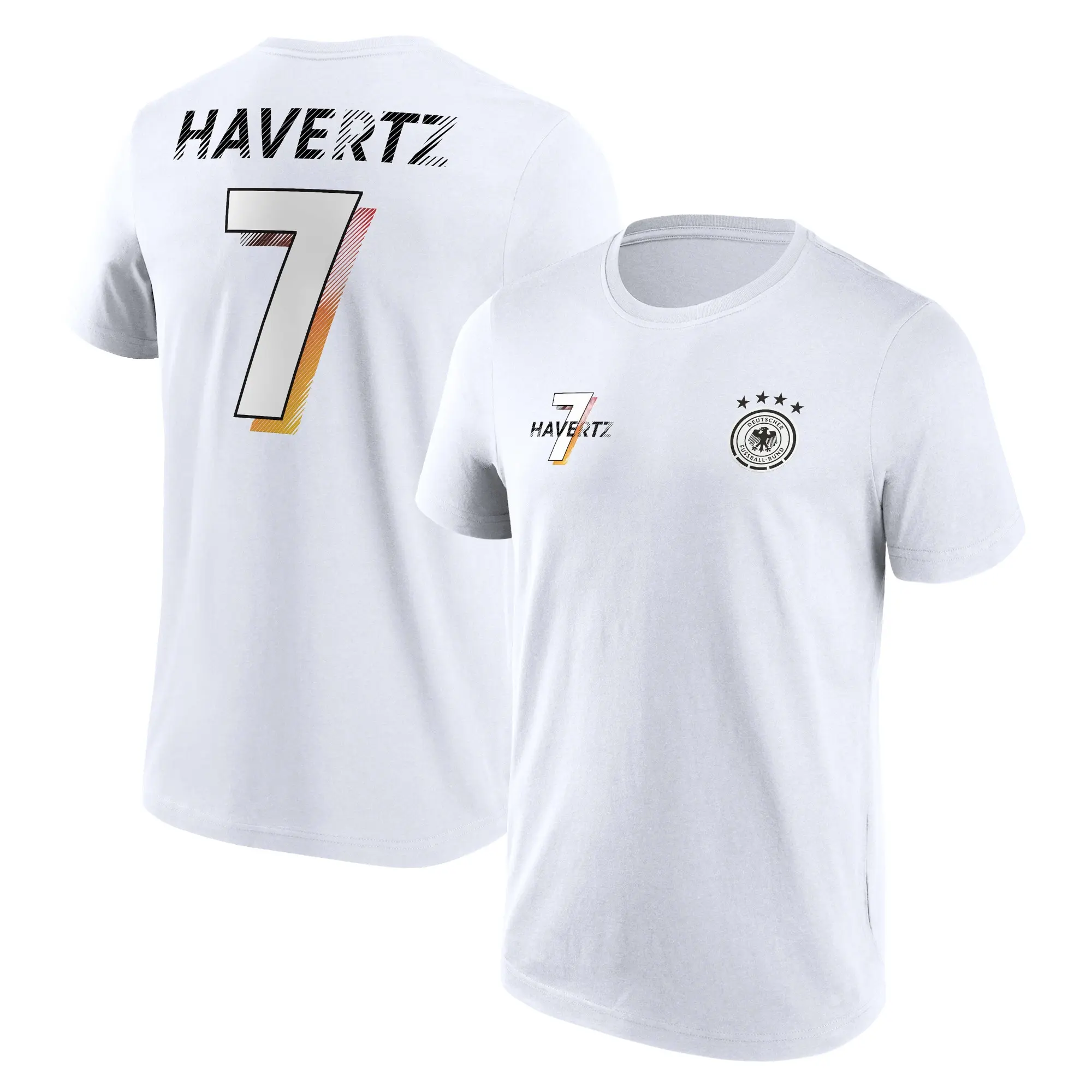 Fanatics Unlabeled DFB Havertz Player T-Shirt - White - Mens