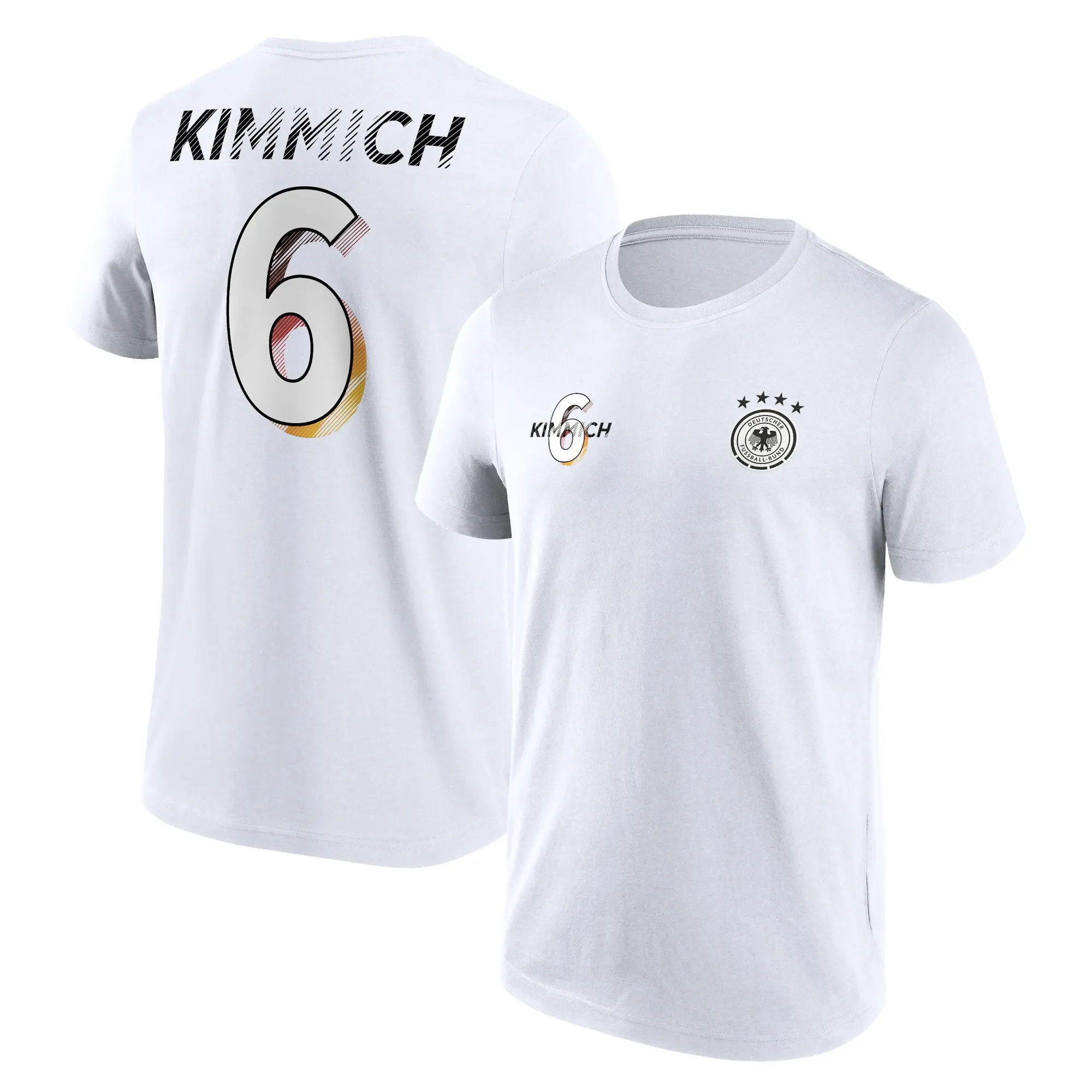 Fanatics Unlabeled DFB Kimmich Player T-Shirt - White - Mens