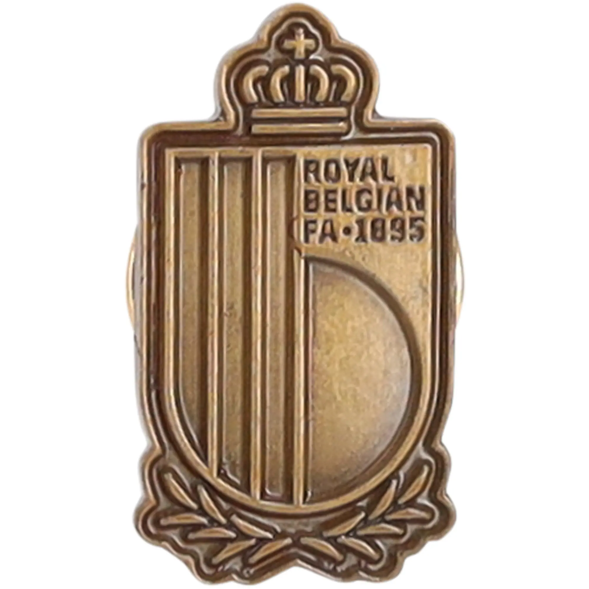 Fanatics Belgium FA Crest Badge - Antique Gold