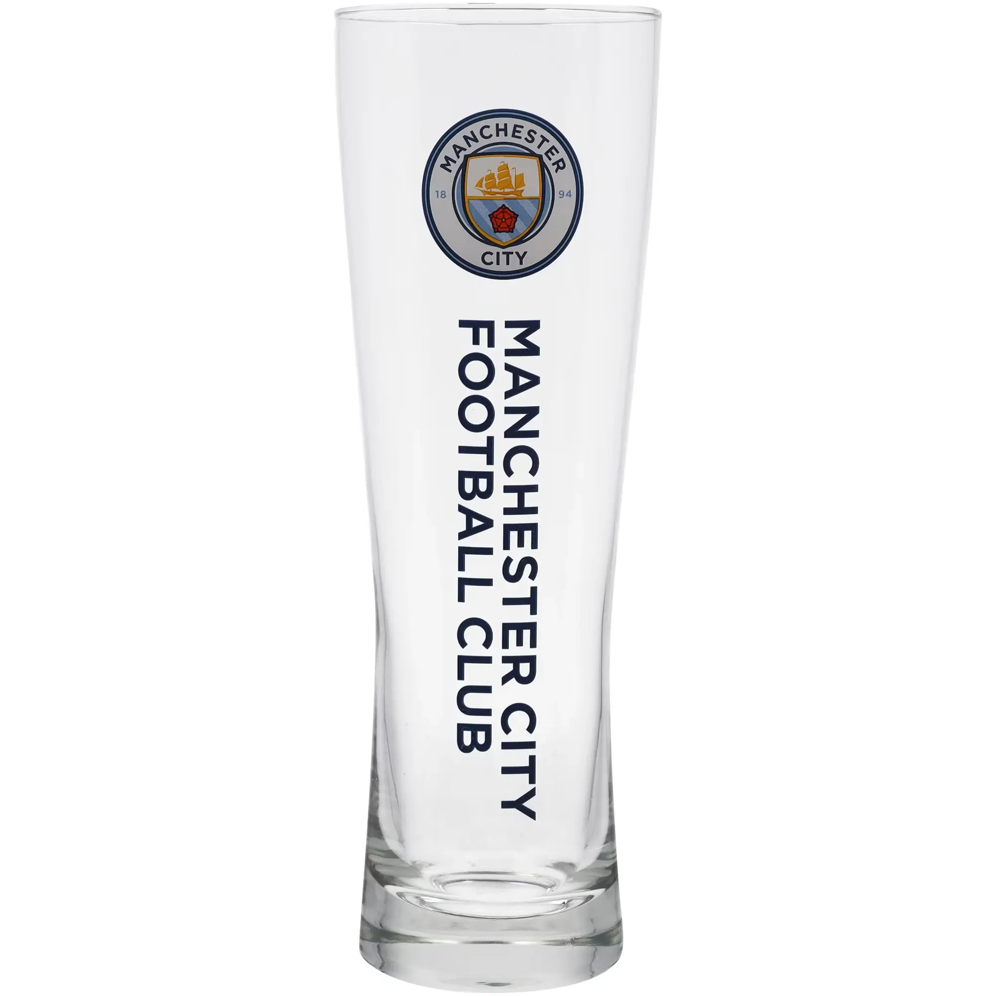 Brand Unknown Manchester City Wordmark Slim Pint Glass