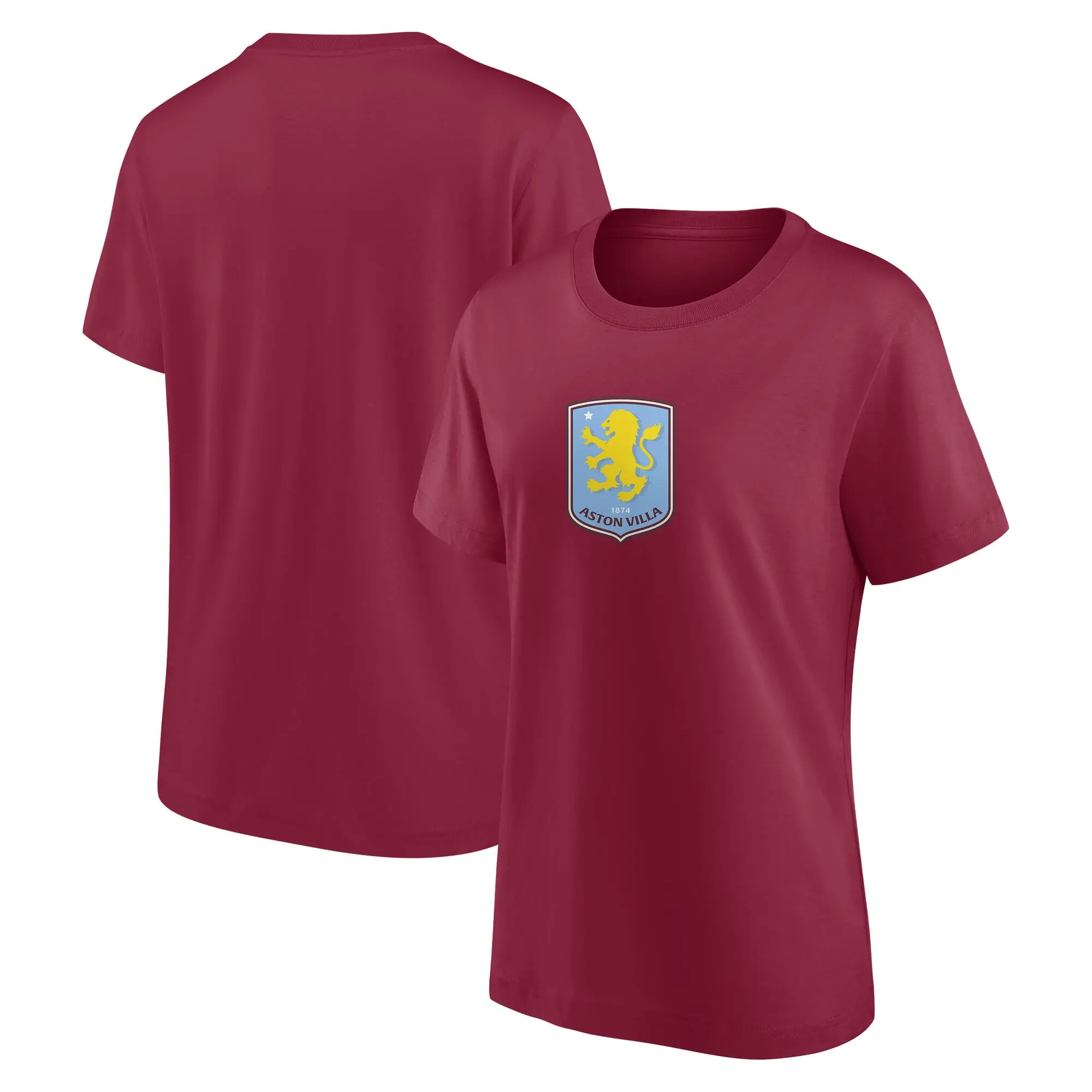 Fanatics Aston Villa Primary Logo Graphic T-Shirt - No Color - Womens