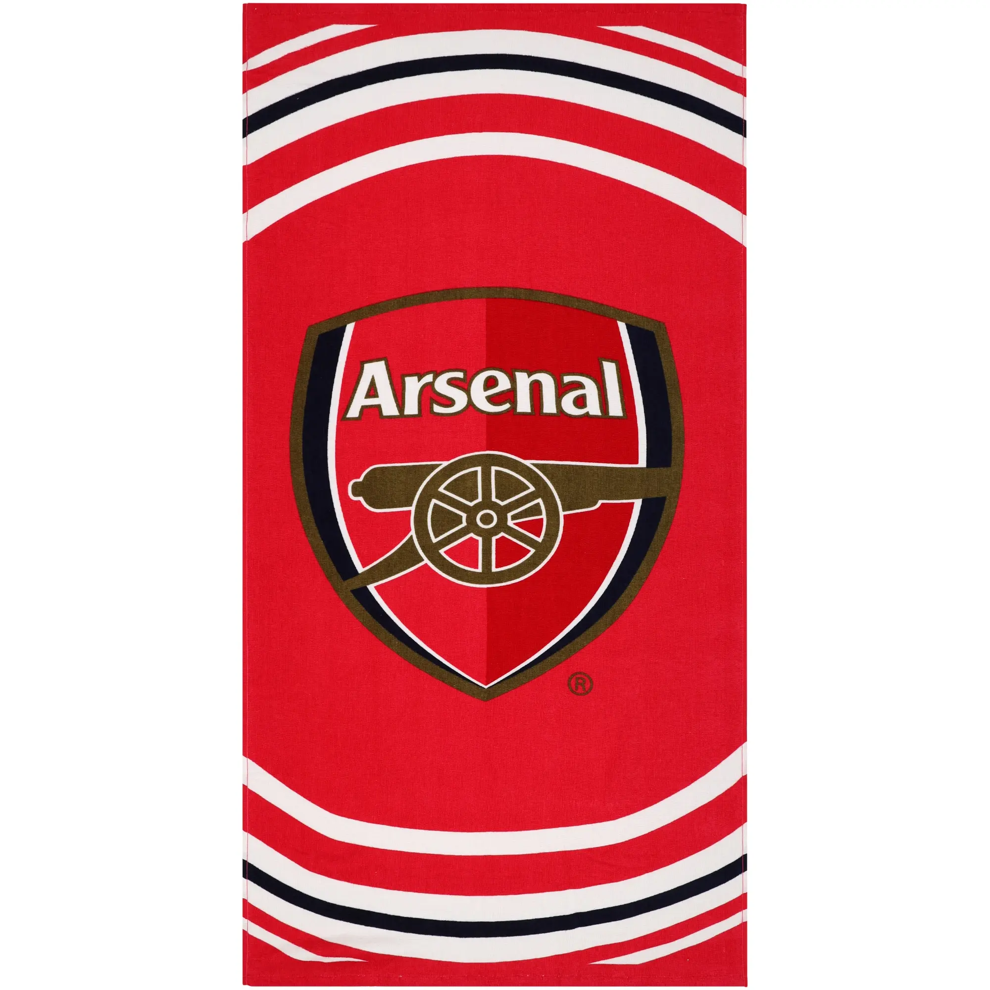 No Brand Arsenal Jacquard Stripe Towel