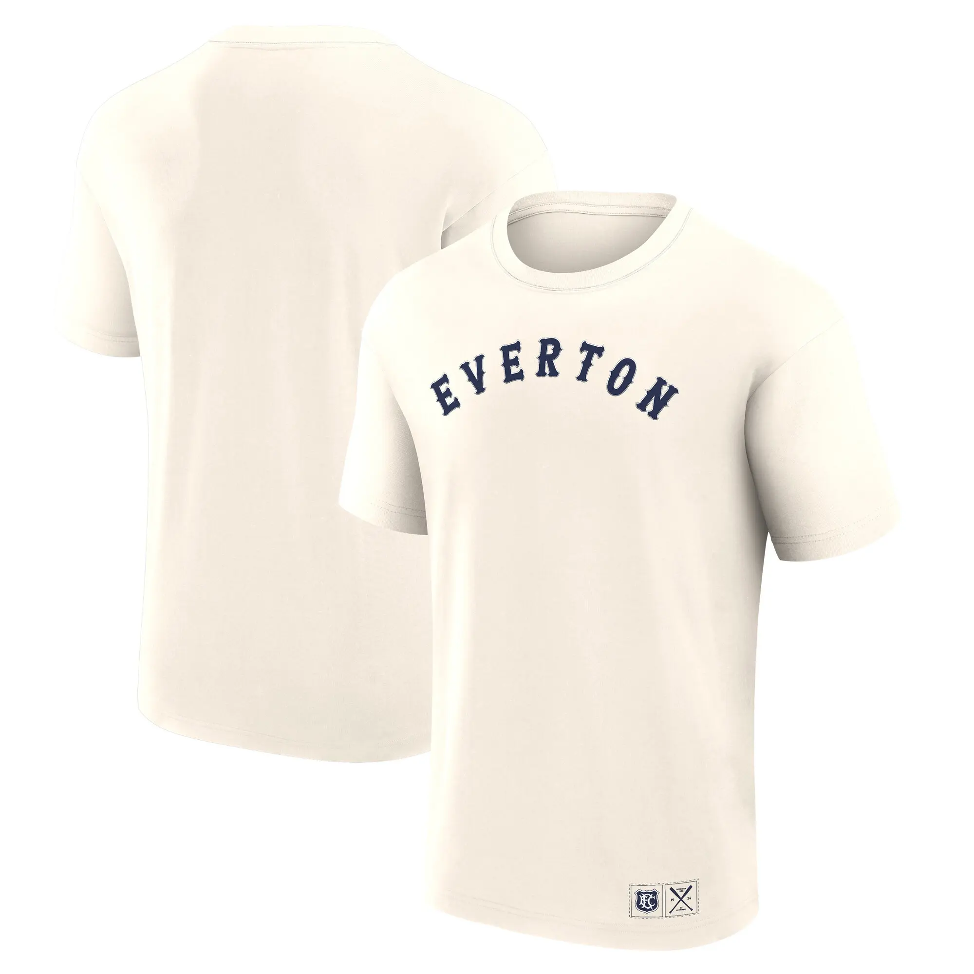 Fanatics Unlabeled Everton Carnaval Short Sleeve T-Shirt - Off White - Unisex