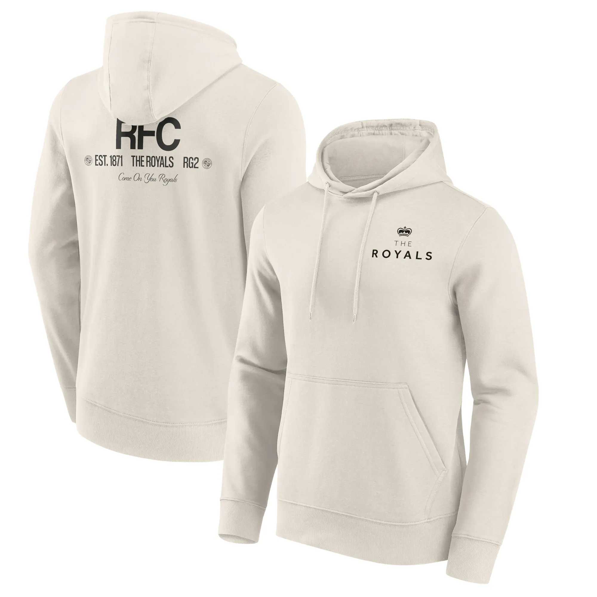 Fanatics Reading End Credits Graphic Hoodie - Off White - Mens