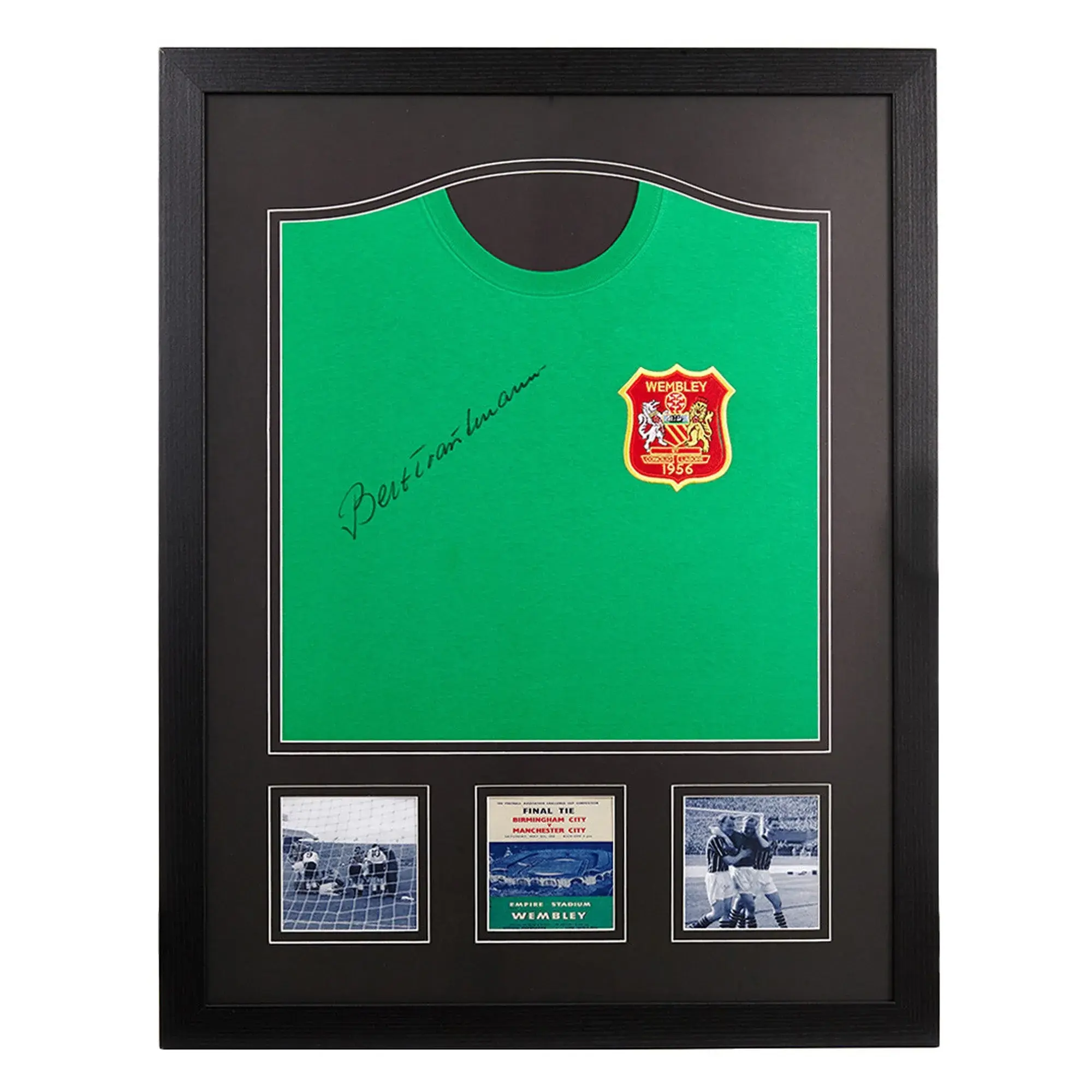 Bert Trautmann Signed Shirt - Framed