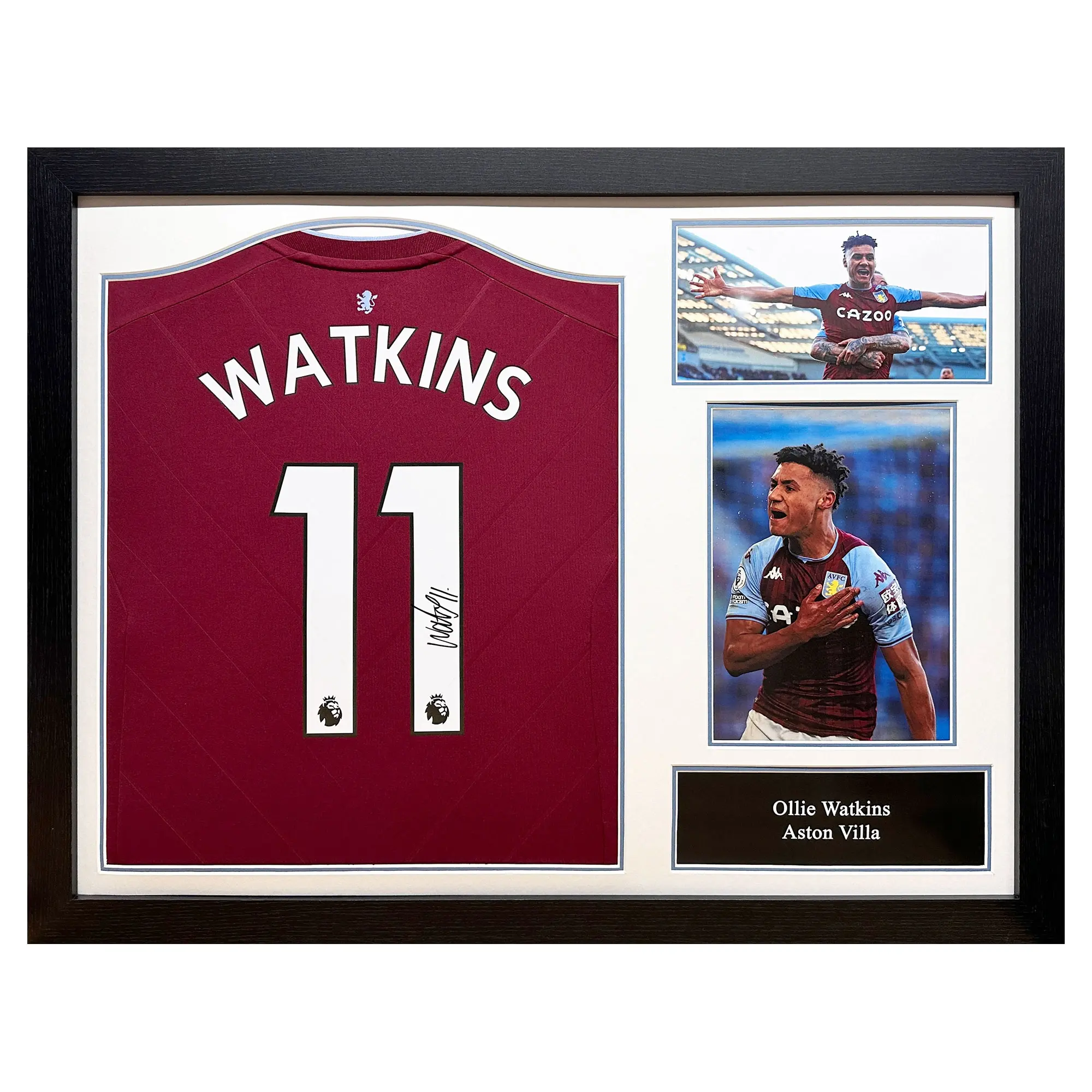 Kappa Ollie Watkins signed shirt - Framed