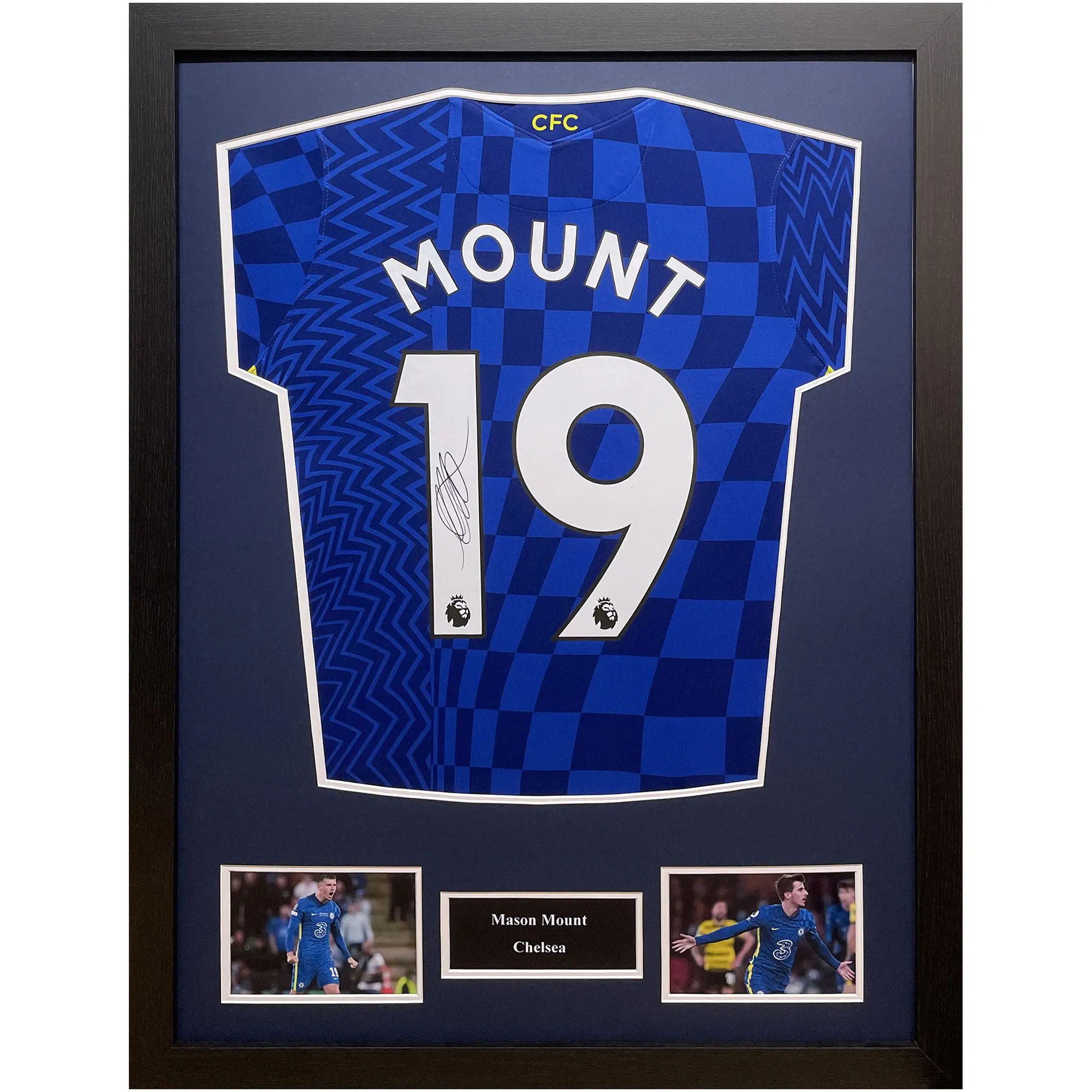 Mason Mount Signed Chelsea 2021/22 Shirt - Framed