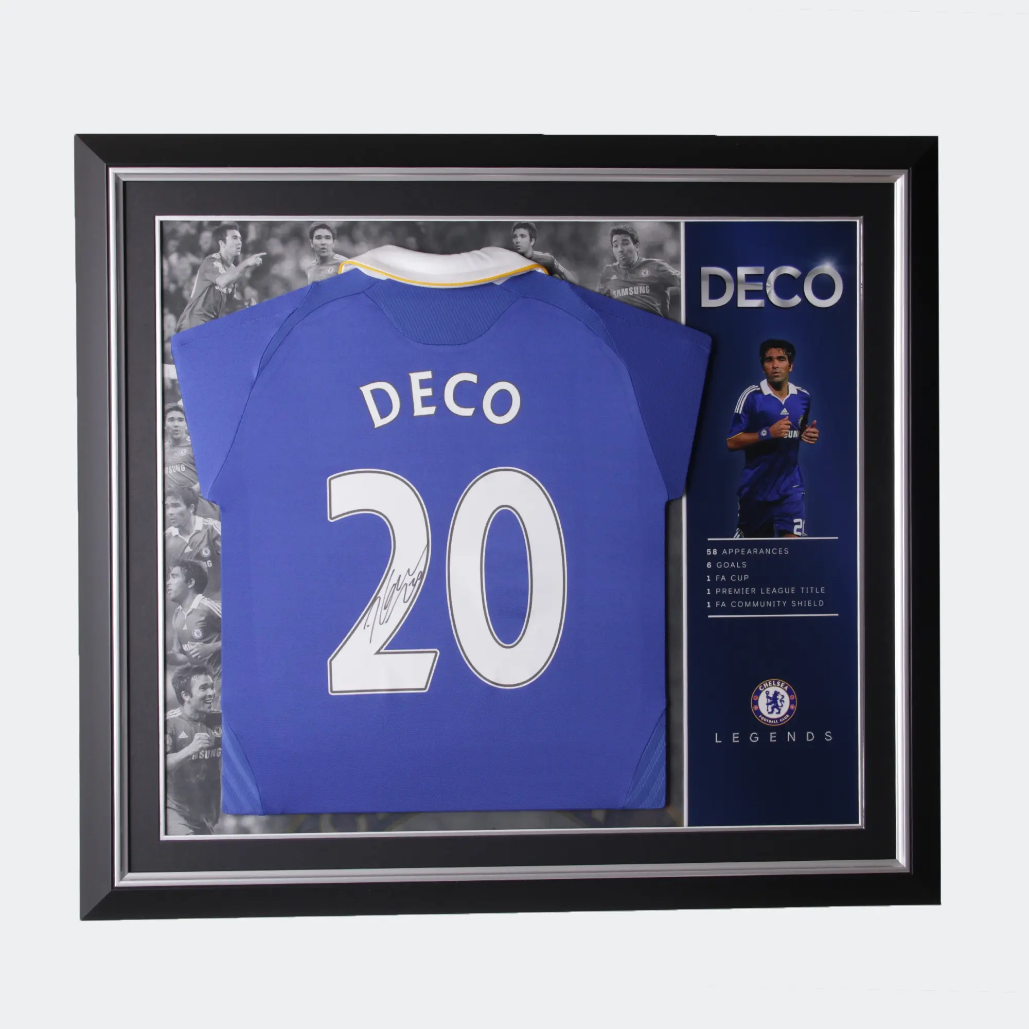 Chelsea Deco 2004-2005 – Signed Framed Shirt