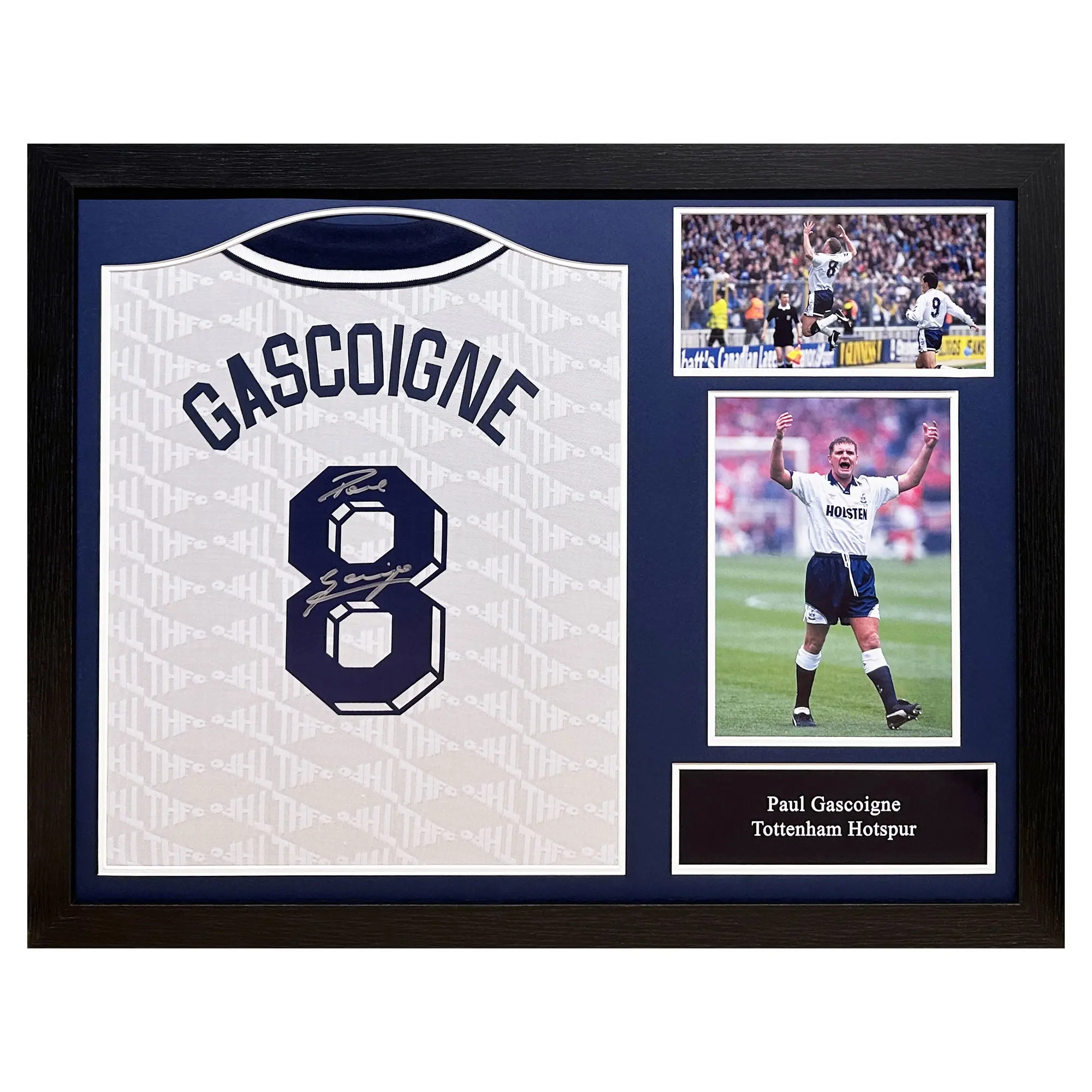 Tottenham Hotspur Paul Gascoigne Signed 1991 Shirt