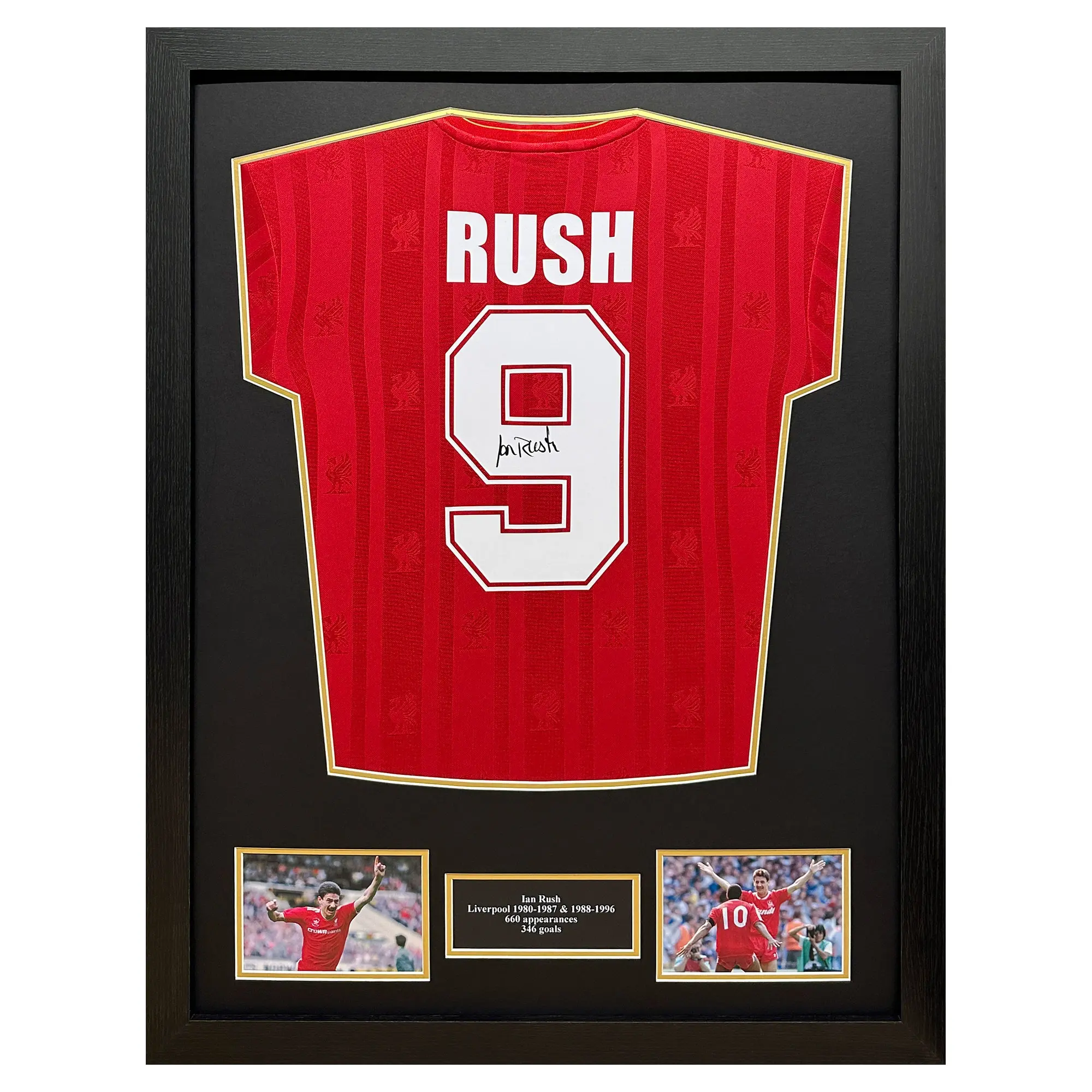 Liverpool Ian Rush Signed 1986 Shirt