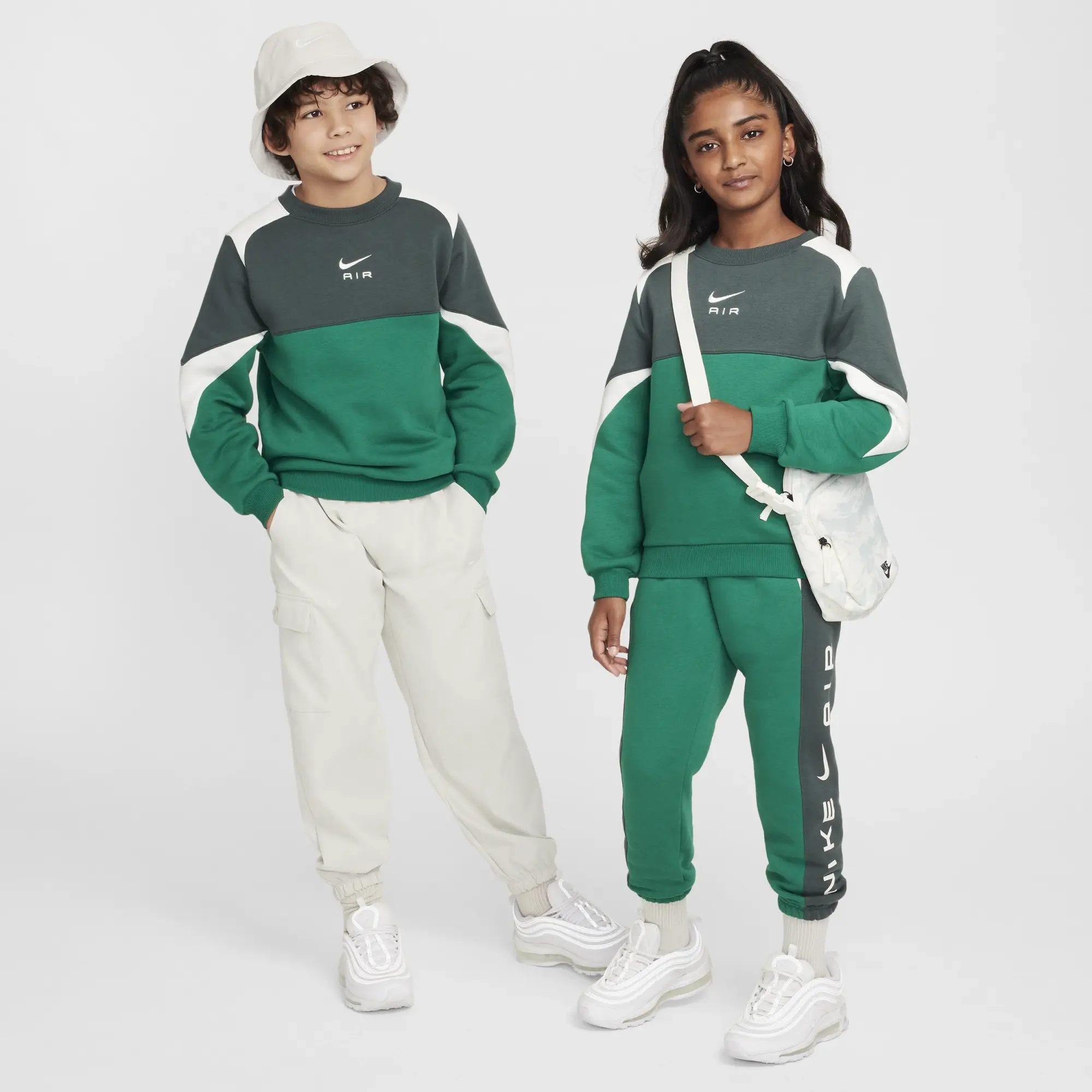 Nike Air Unisex Sweatshirts - Green