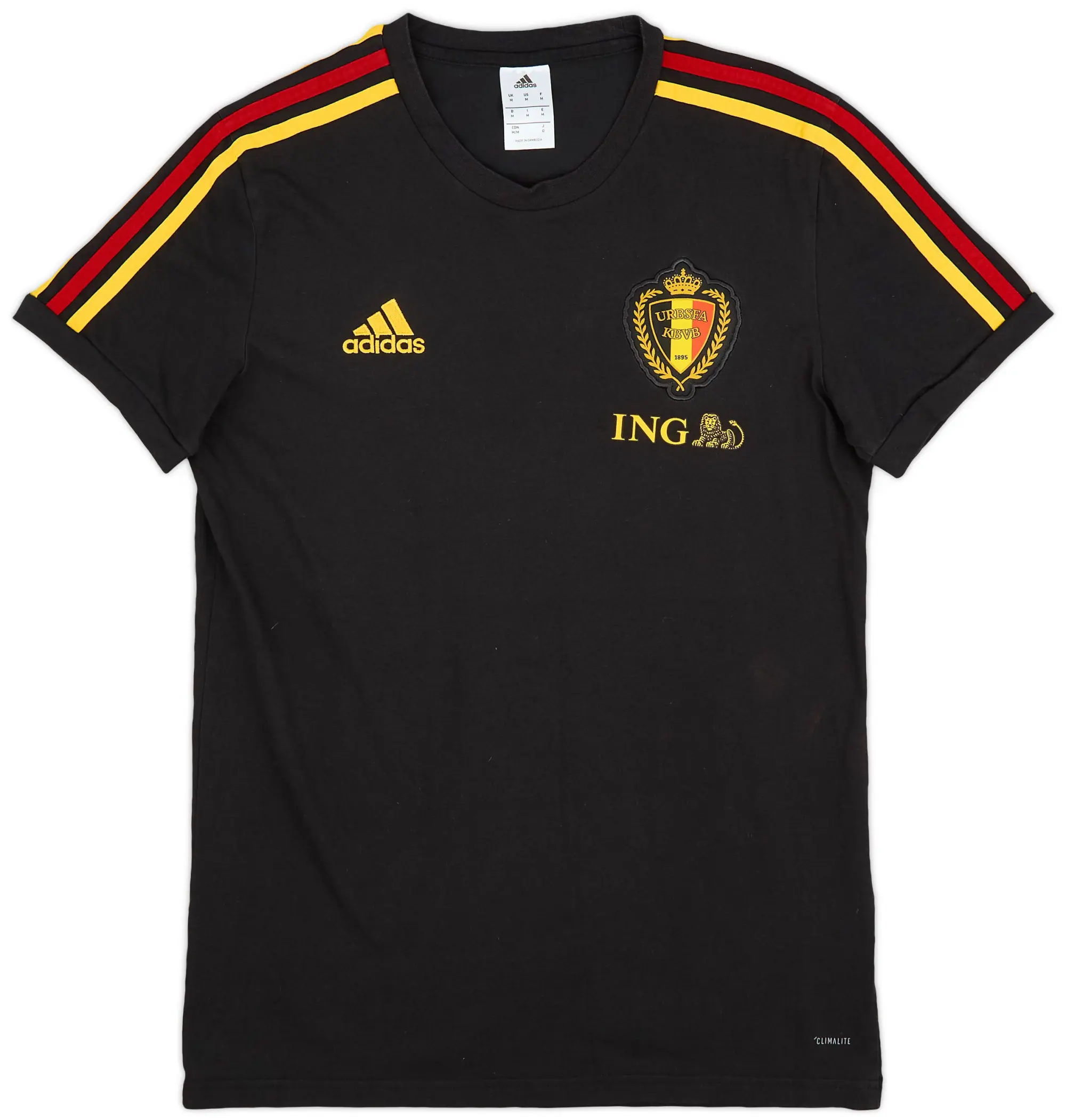 2017-18 Belgium adidas Training Shirt - 8/10 - (M)