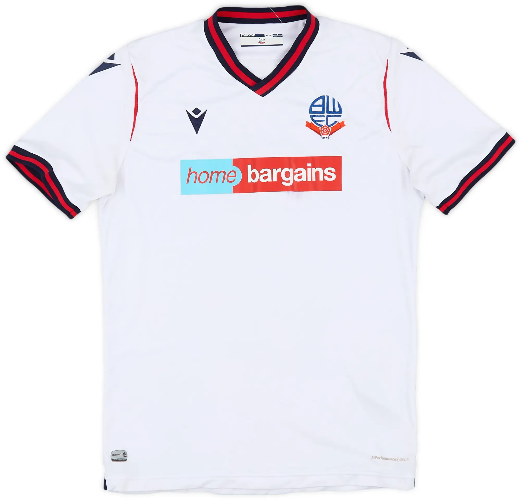 Macron 2021-22 Bolton Home Shirt - 6/10 - (XL.Boys)