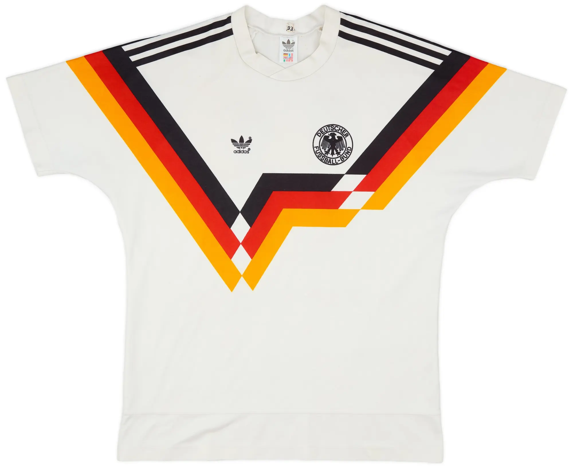 adidas 1988-90 West Germany Home Shirt #11 - 7/10 - (L)