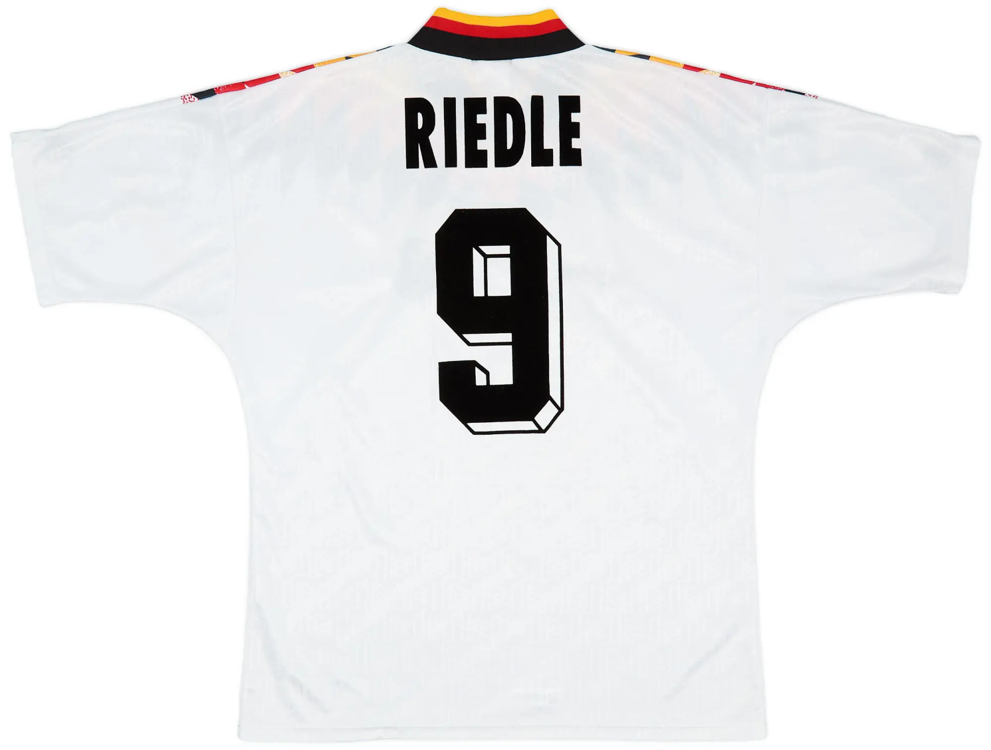 adidas 1994-96 Germany Home Shirt Riedle #9 - 9/10 - (XL)
