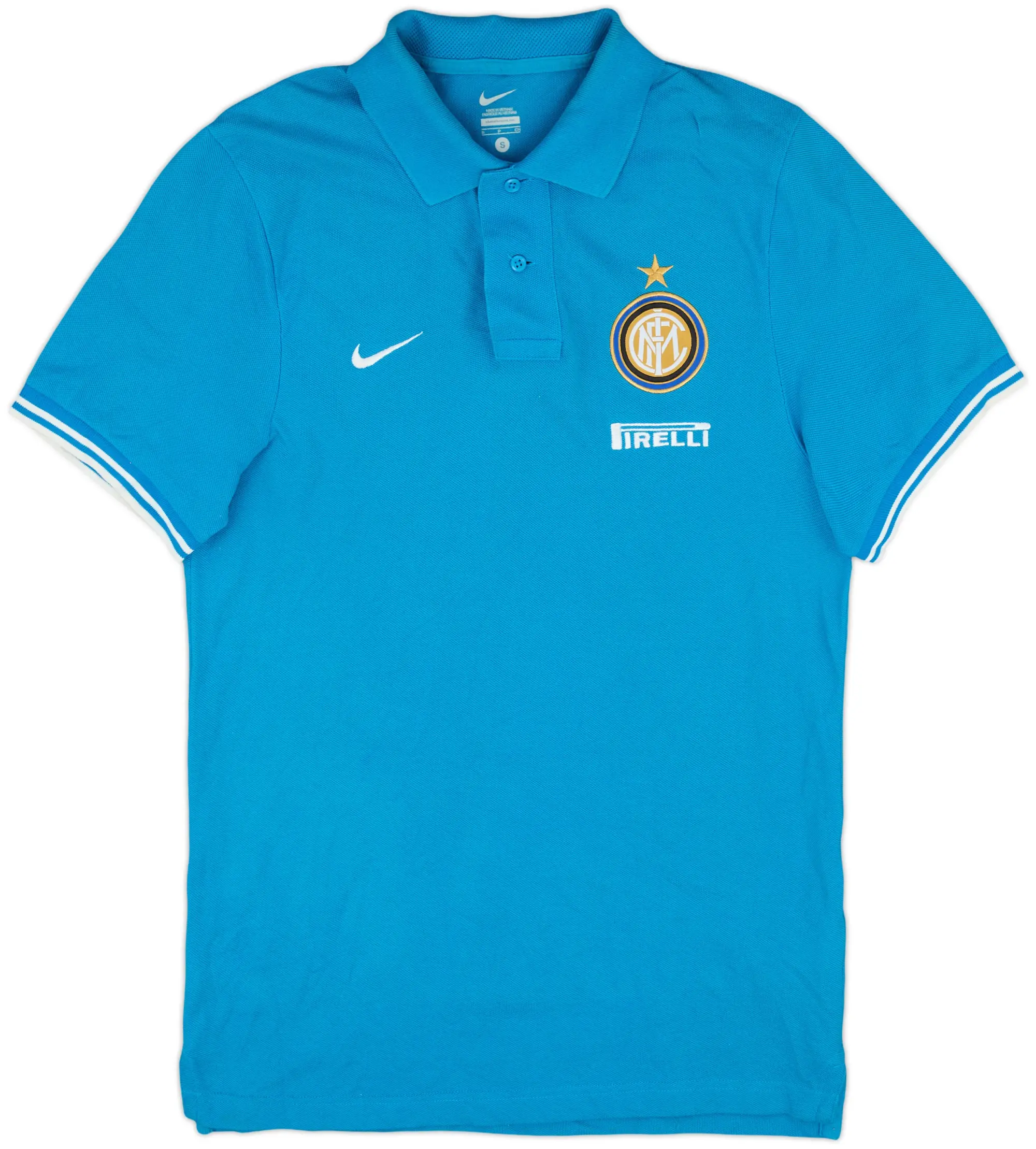 2011-12 Inter Milan Nike Polo L/S Shirt (S)