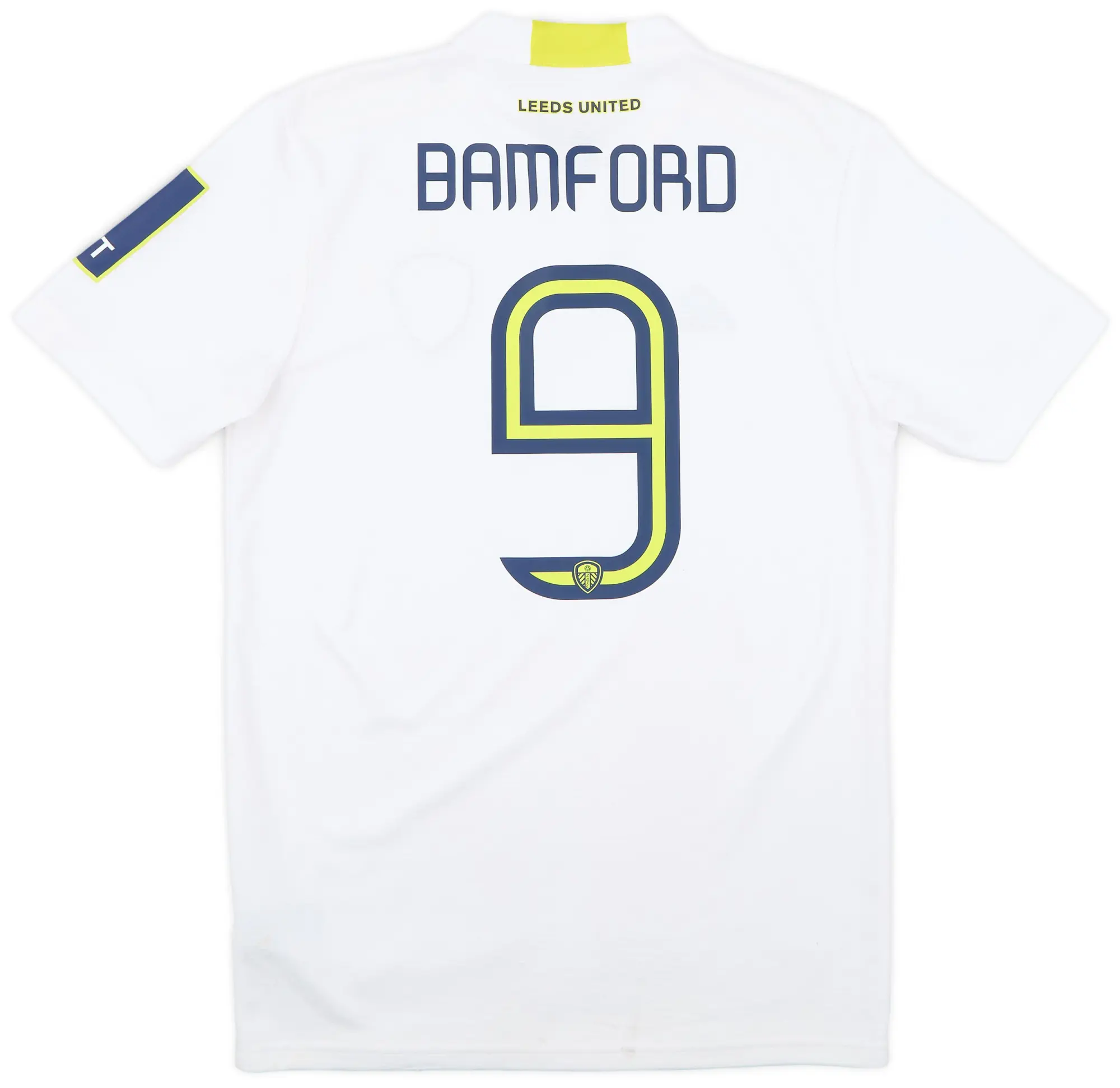 adidas 2021-22 Leeds United Home Shirt Bamford #9 - 7/10 - (M)