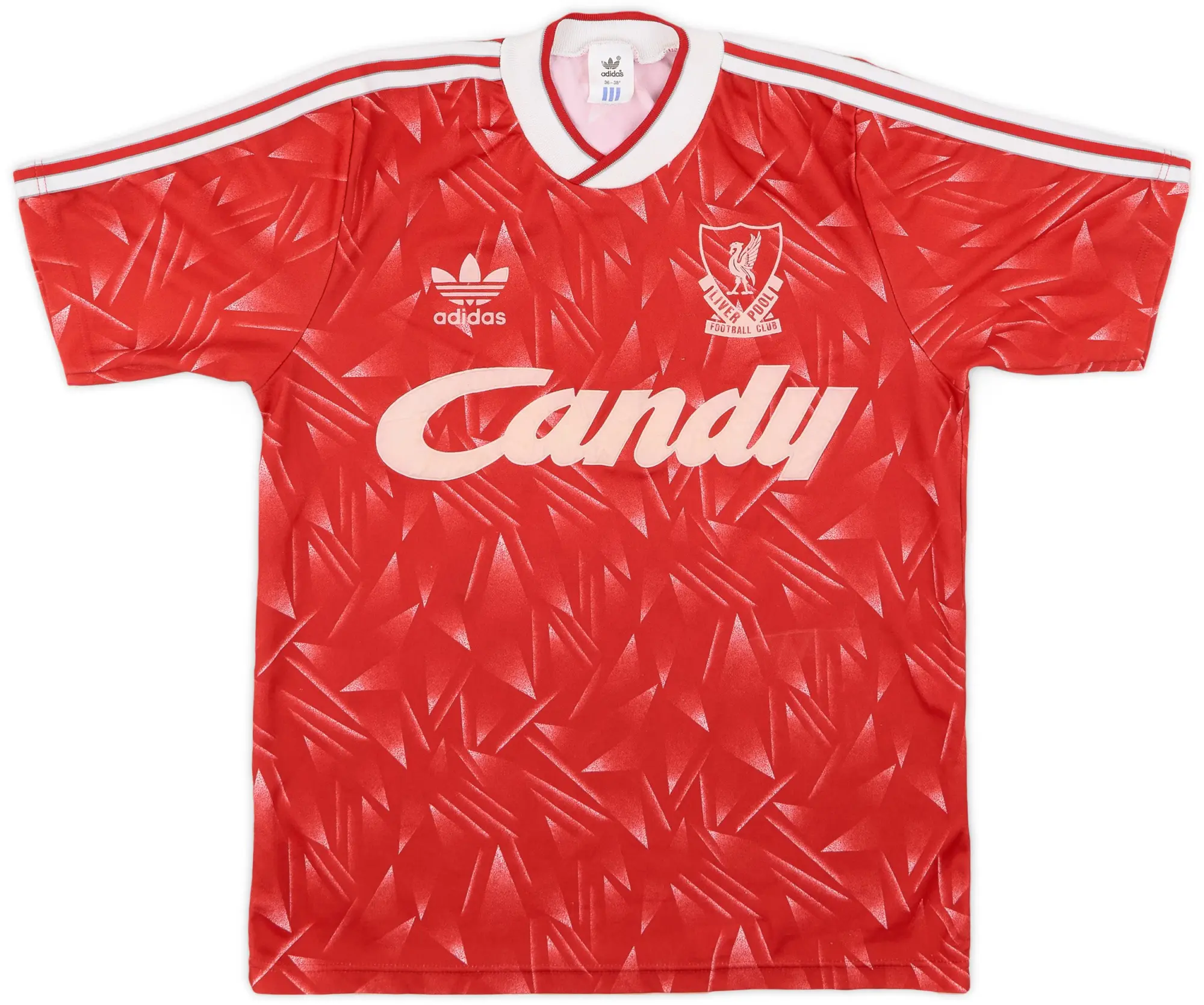 adidas 1989-91 Liverpool Home Shirt - 7/10 - (S)